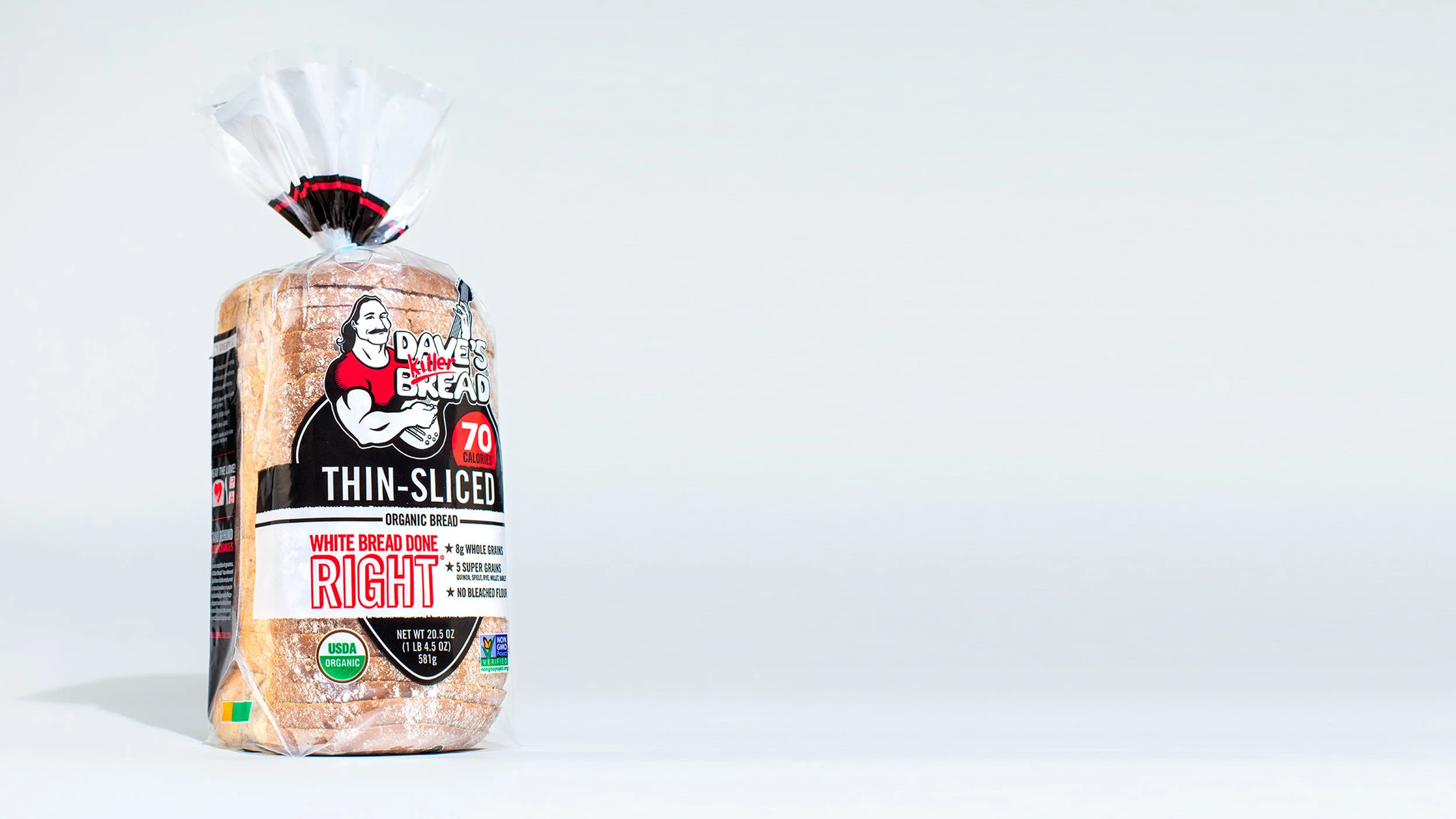 White Bread Done Right Thin Sliced — Dave's Killer Bread
