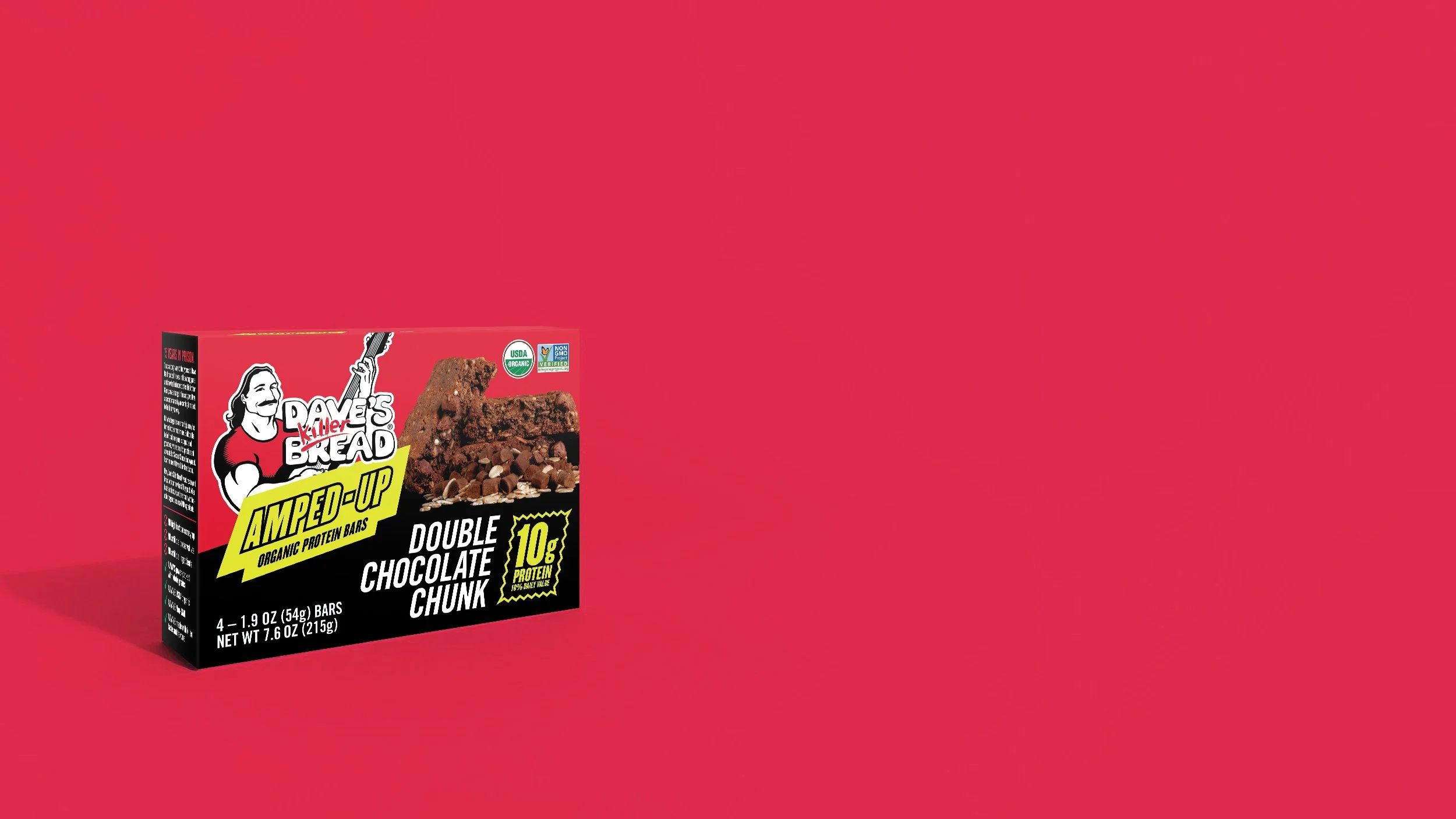 Dave's Killer Bread Dave's Killer Bread Amped-Up Double Chocolate Chunk Organic Protein Bars — product image
