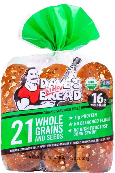 21 Whole Grains and Seeds Sandwich Rolls