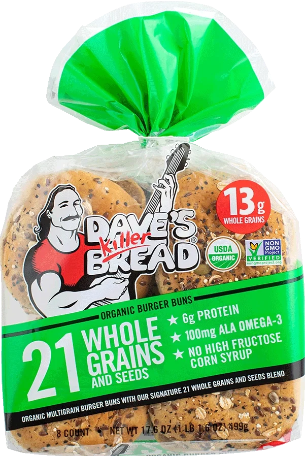 21 Whole Grains and Seeds Burger Buns