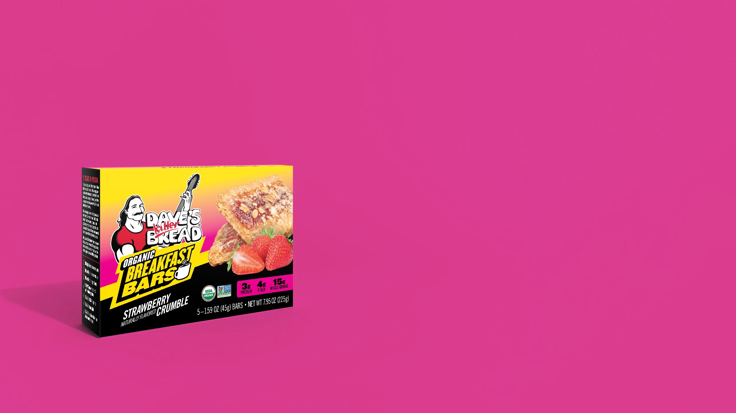 Dave's Killer Bread Dave's Killer Bread Strawberry Crumble Organic Breakfast Bars — product image