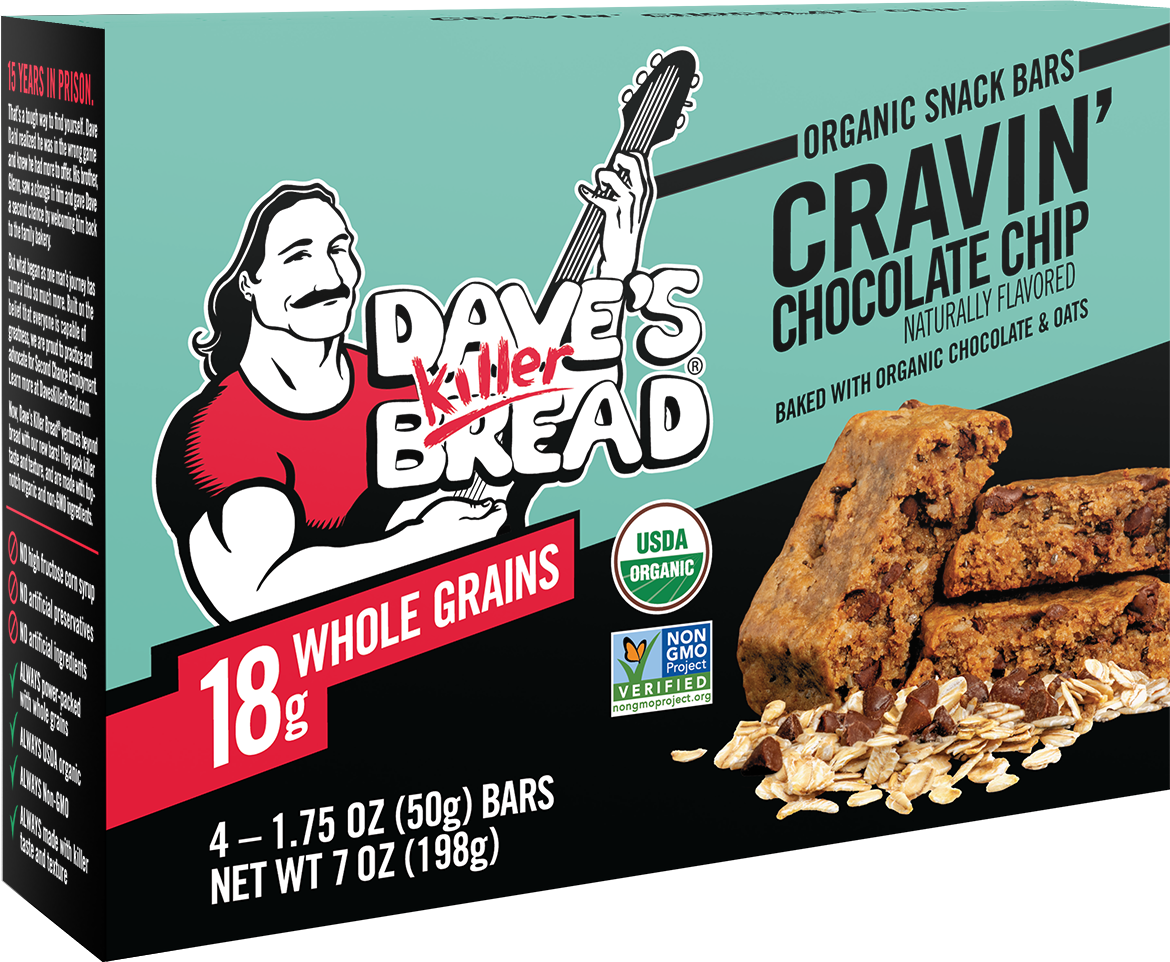 Cravin' Chocolate Chip Organic Snack Bars