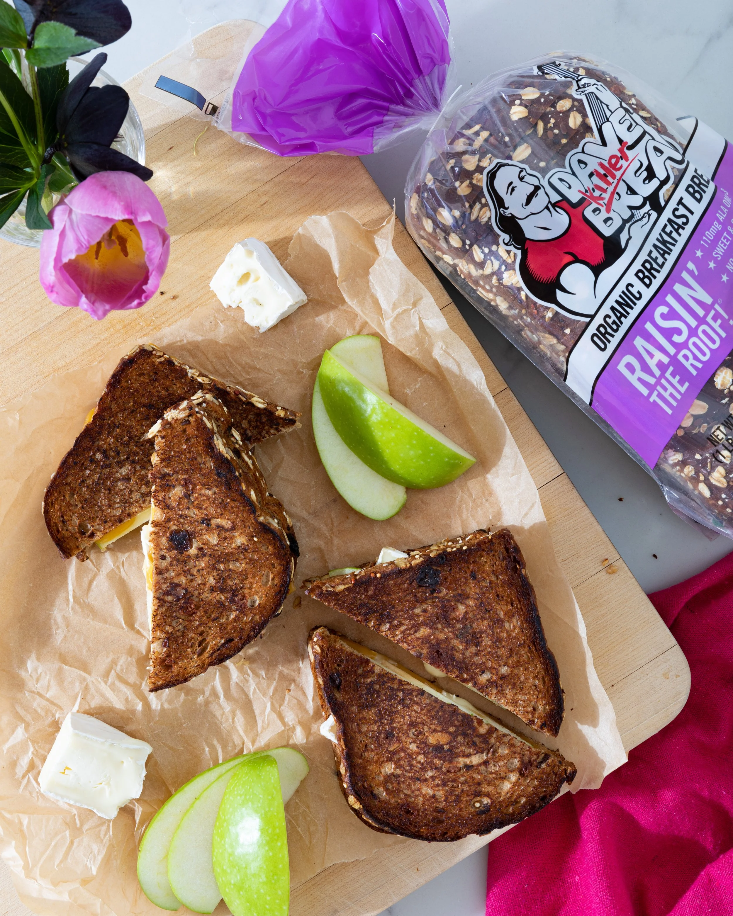 raisin’ the roof grilled cheese — Dave's Killer Bread
