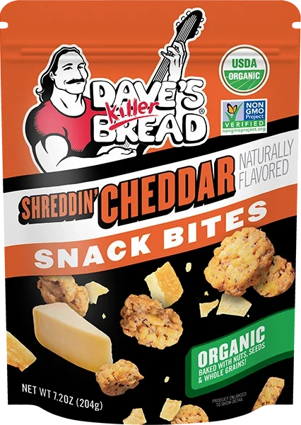 Shreddin' Cheddar Organic Snack Bites