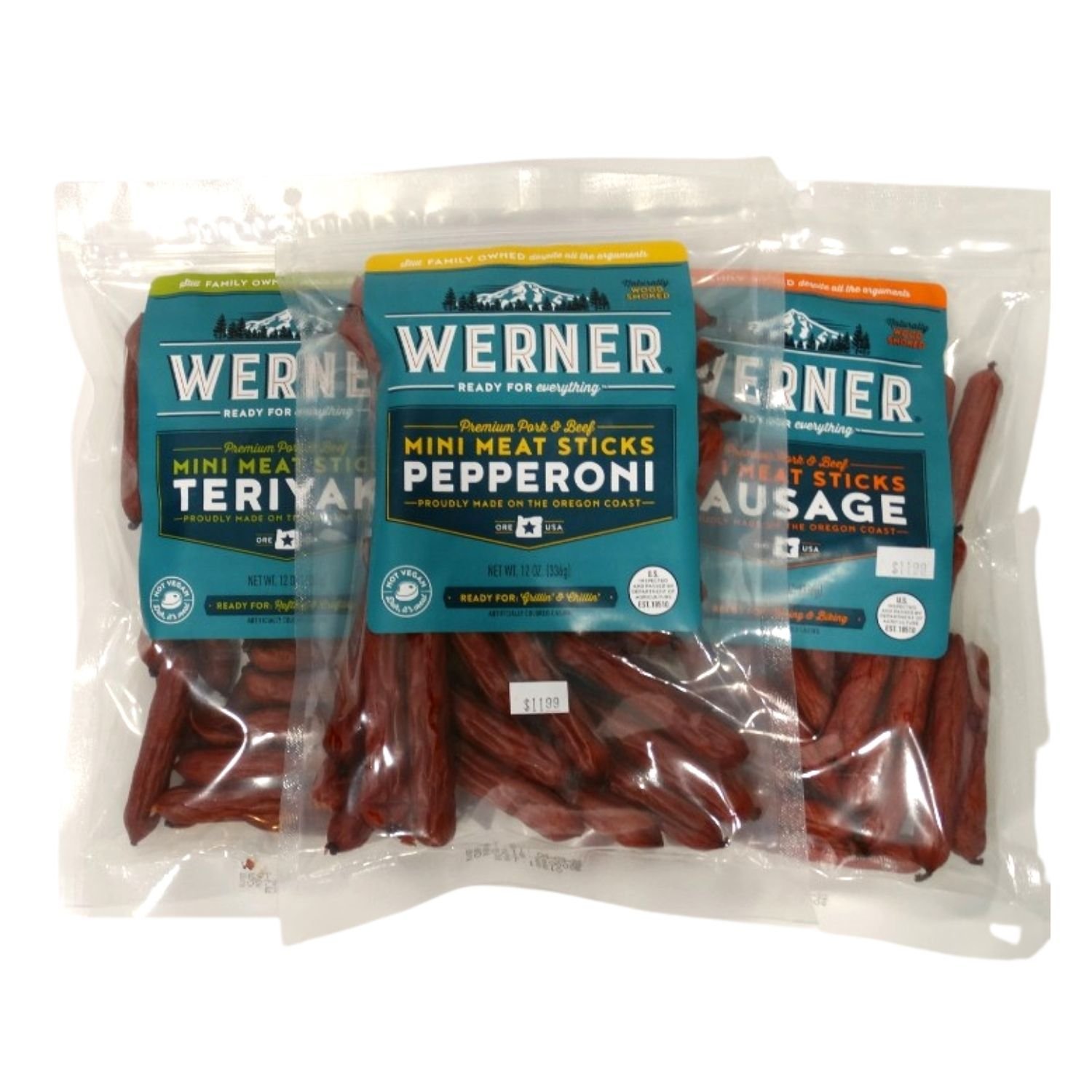 Sausage Mini Meat Sticks – Werner Gourmet Meat Snacks