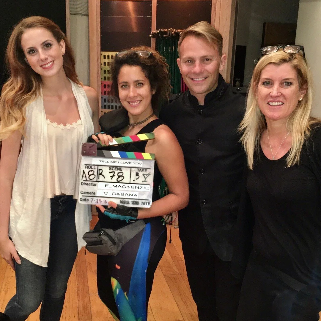 #tbt Behind the scenes of Tell Me I Love You with Paulina, Carmen, and Craig! Miss y'all!!⁠
⁠
#womenmakemovies #femaledirector #womenfilmmakers #filmindustry #hollywood #losangeles #nyc #london #ascentmedia #malibu #tellmeiloveyou #directorofphotogra