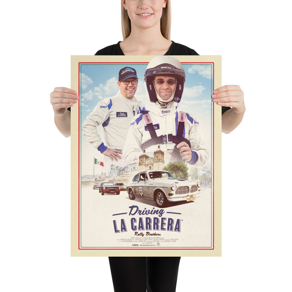 Driving La Carrera: Rally Brothers Movie Poster