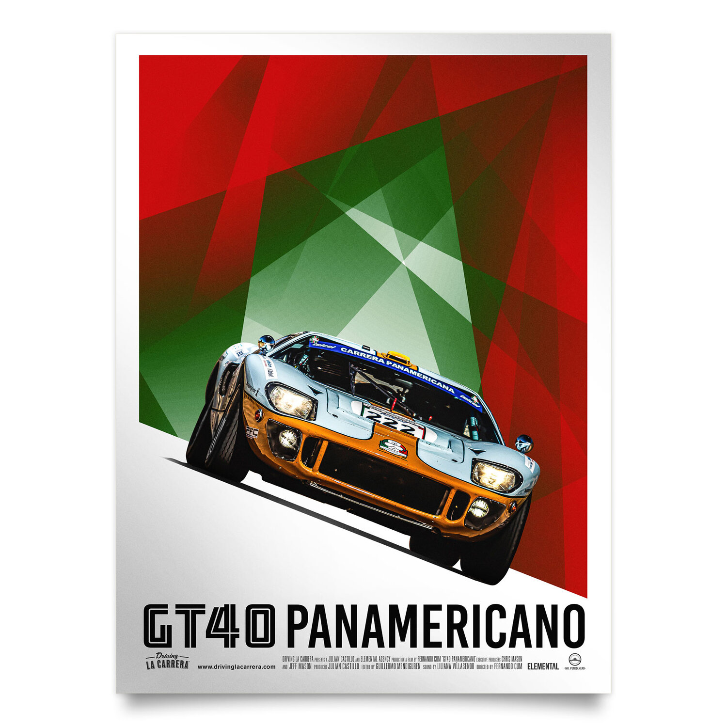 GT40 Panamericano Movie Poster | Driving La Carrera