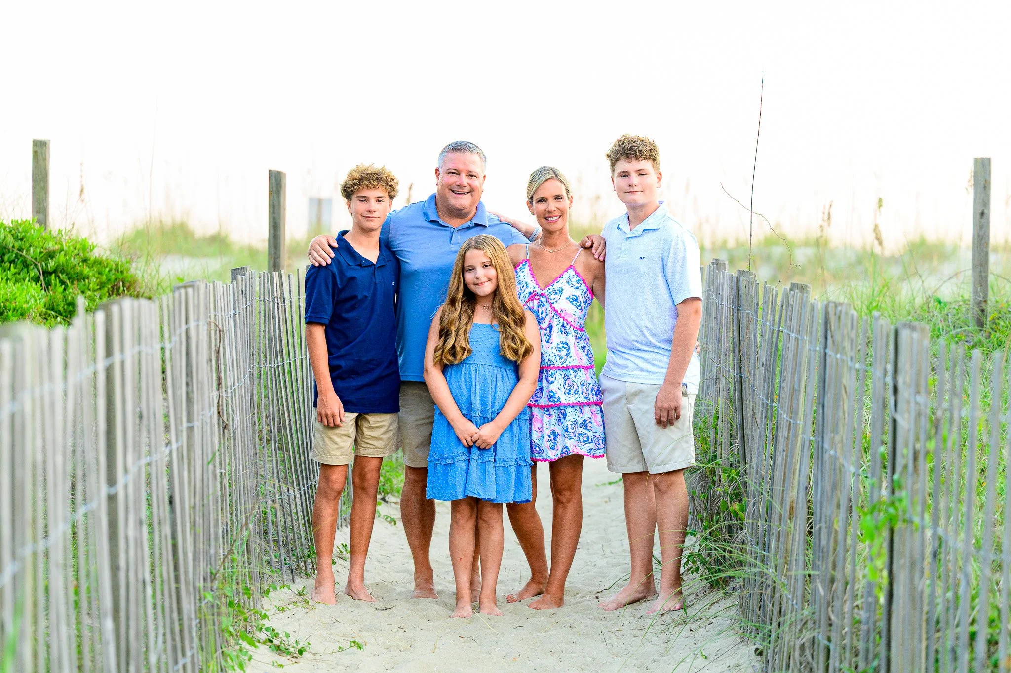 A Hidden Gem Location for Family Beach Photos on Oak Island, NC