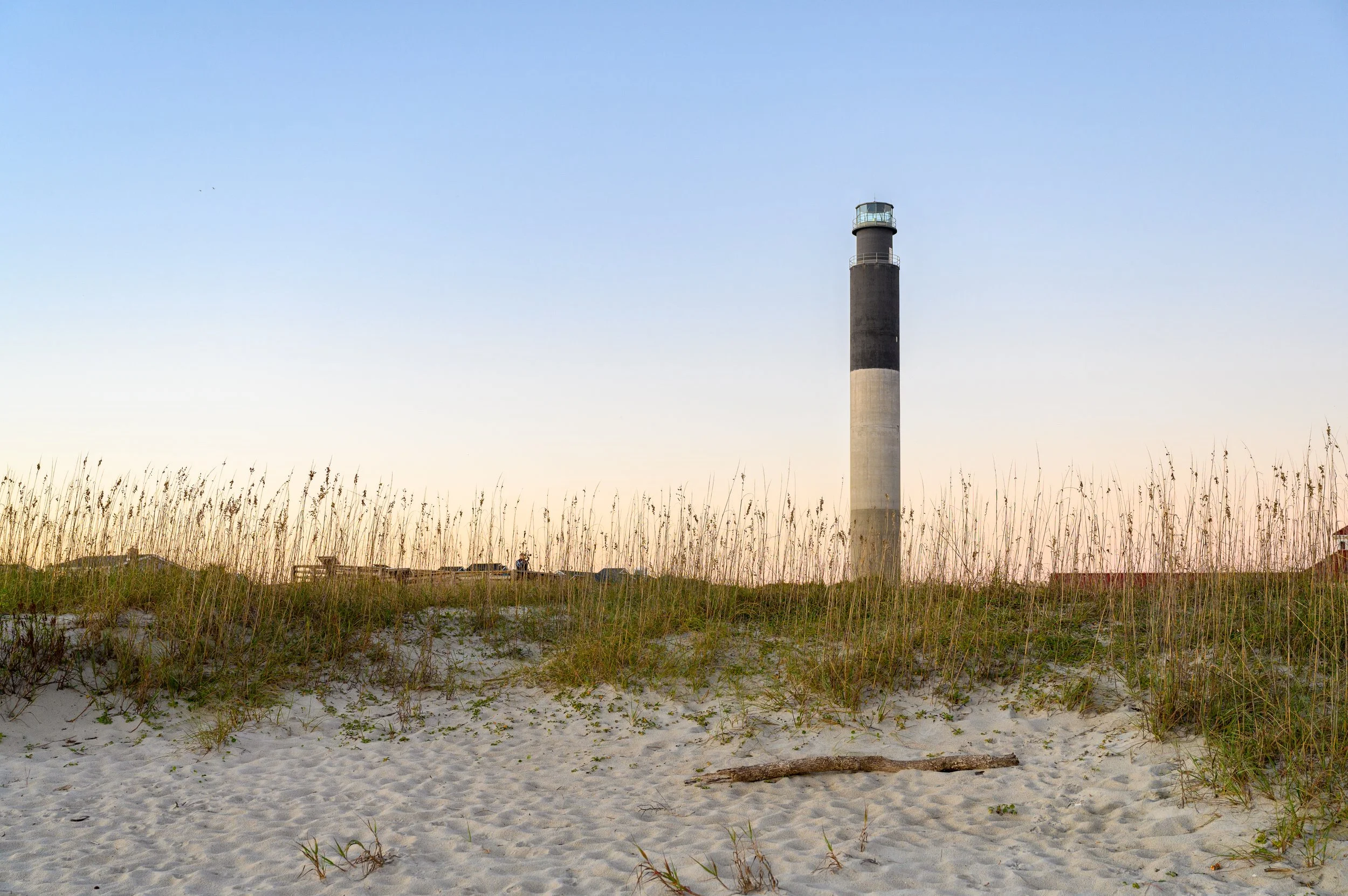 Caswell Beach offers a quieter stretch of shoreline and beautiful views of the Oak Island Lighthouse, making it one of the best places to watch the sun set along the island's eastern end.