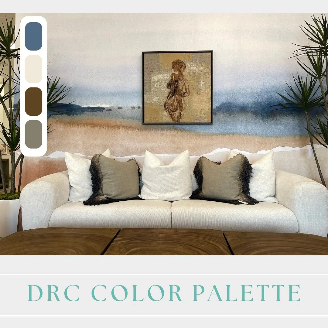 DRC&rsquo;s color palette inspo of the week - We are loving it! 😍 

Get inspired by real vignettes and color palettes from our showrooms! Whether you are looking for fresh color combos or styling ideas, you&rsquo;ll find plenty to spark your creati