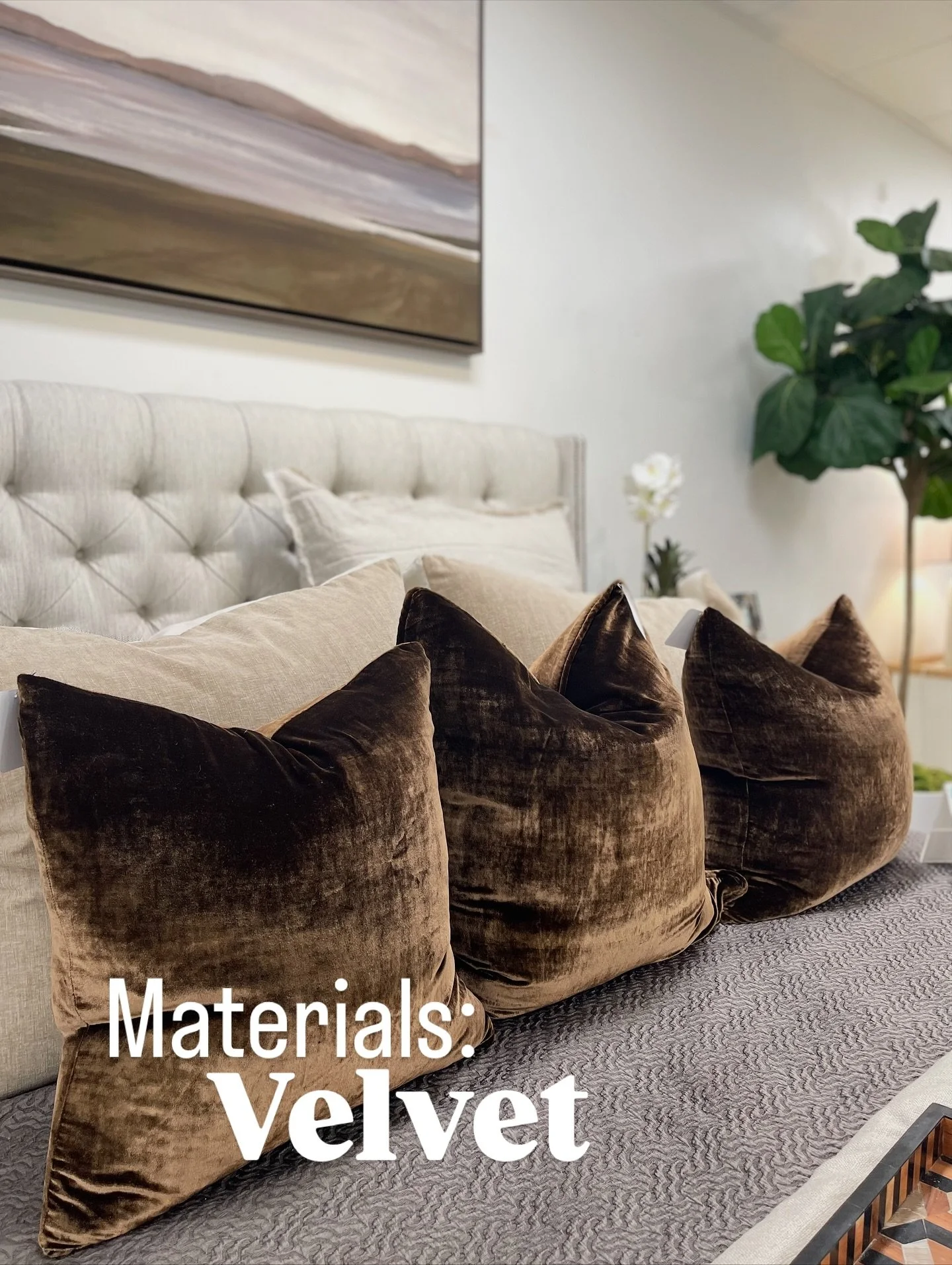 Velvet is always a good idea. 😍 

Find endless inspiration&mdash;furniture, accessories, and details&mdash;all in one place! 

Visit our showrooms and get inspired for your next project.👌🏼 

We love being your RESOURCE. 

Happy Designing! 🩵✨ 

#H