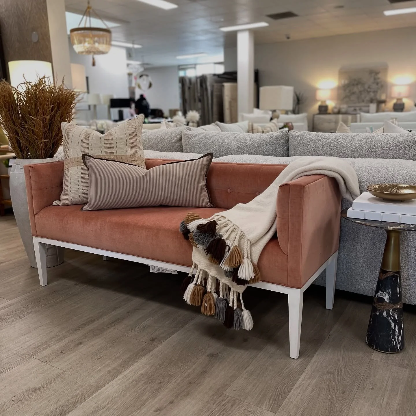 We are falling for our cozy corner in the Costa Mesa showroom! 🤎🍂 

Stop by and get inspired for your next project small are large (even if it is just a refresh for your client&rsquo;s home before guests arrive) 🥰 

We love being your go-to place 