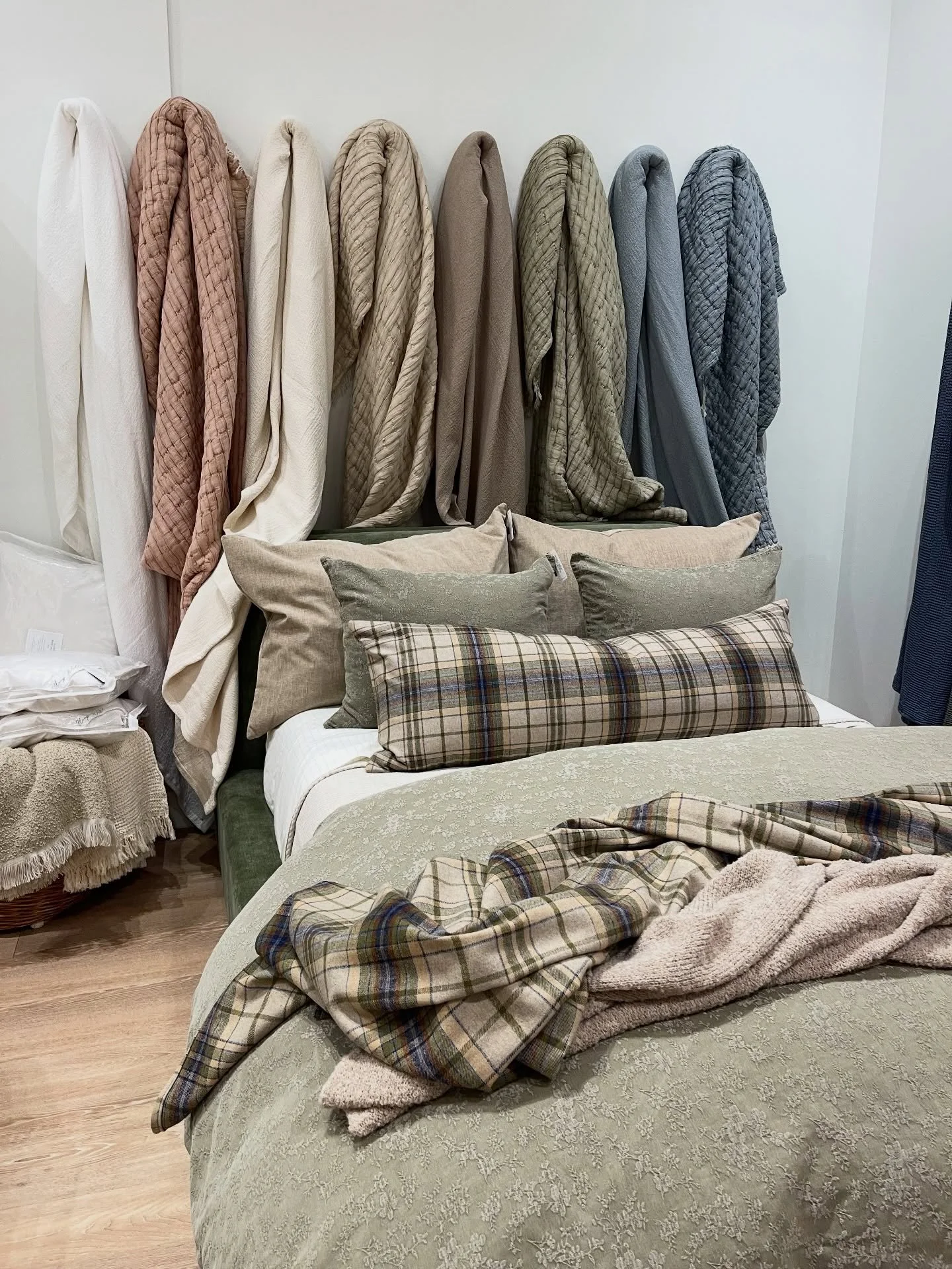 @tl.at.home new bedding colors are stunning! 😍 

Visit The Studio at DRC and we&rsquo;ll help you source everything you need for your client&rsquo;s next bedroom refresh or install✨

We love being the RESOURCE you count on! 

Happy Designing 🩵

#l