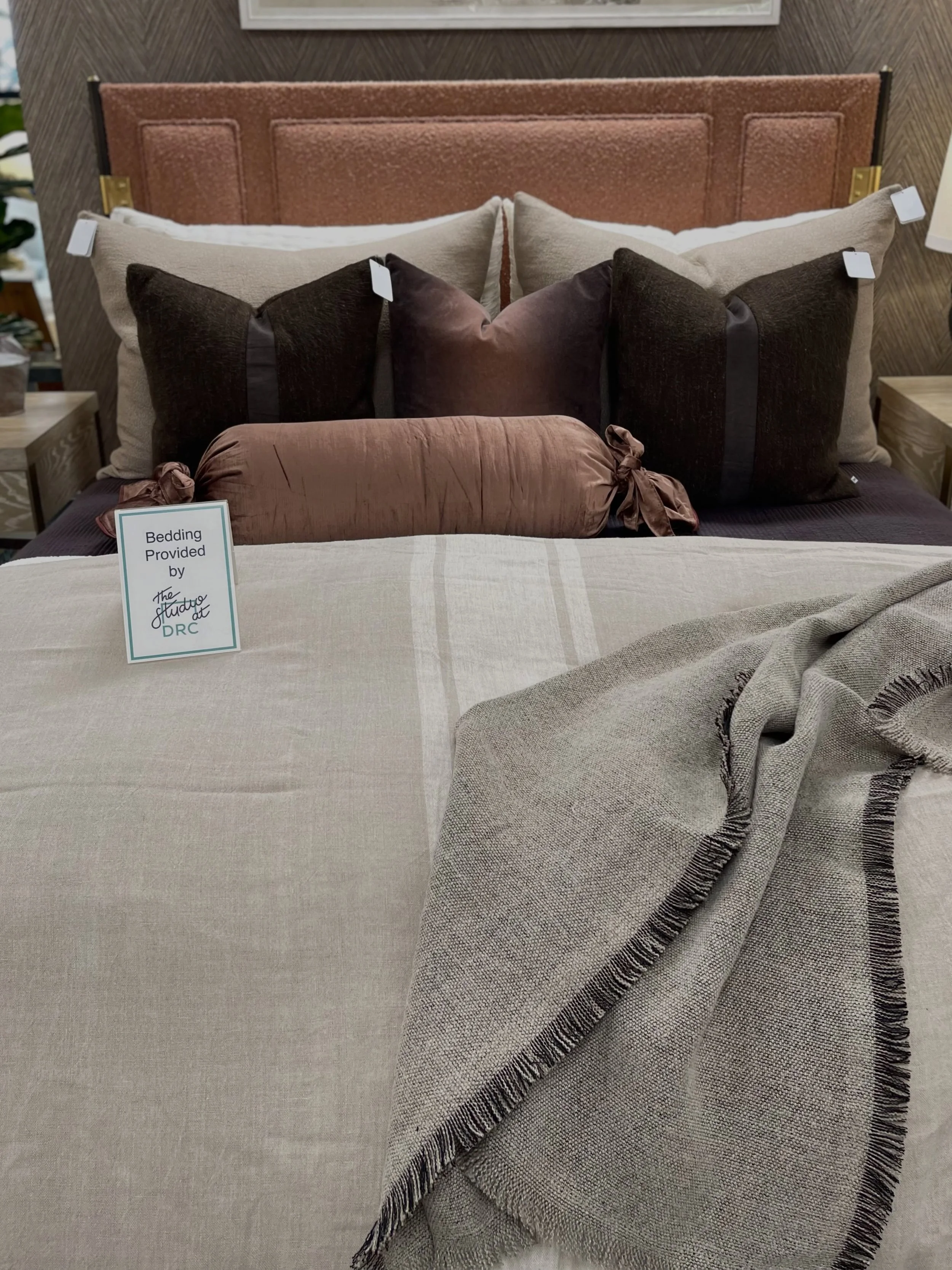 Looking for that perfect custom bed for your client&rsquo;s bedroom? We&rsquo;ve got you covered🥰🙌🏼

At The Studio, you can source luxury fabrics to tailor every single detail of your design vision. 

Come explore the collection and let&rsquo;s st
