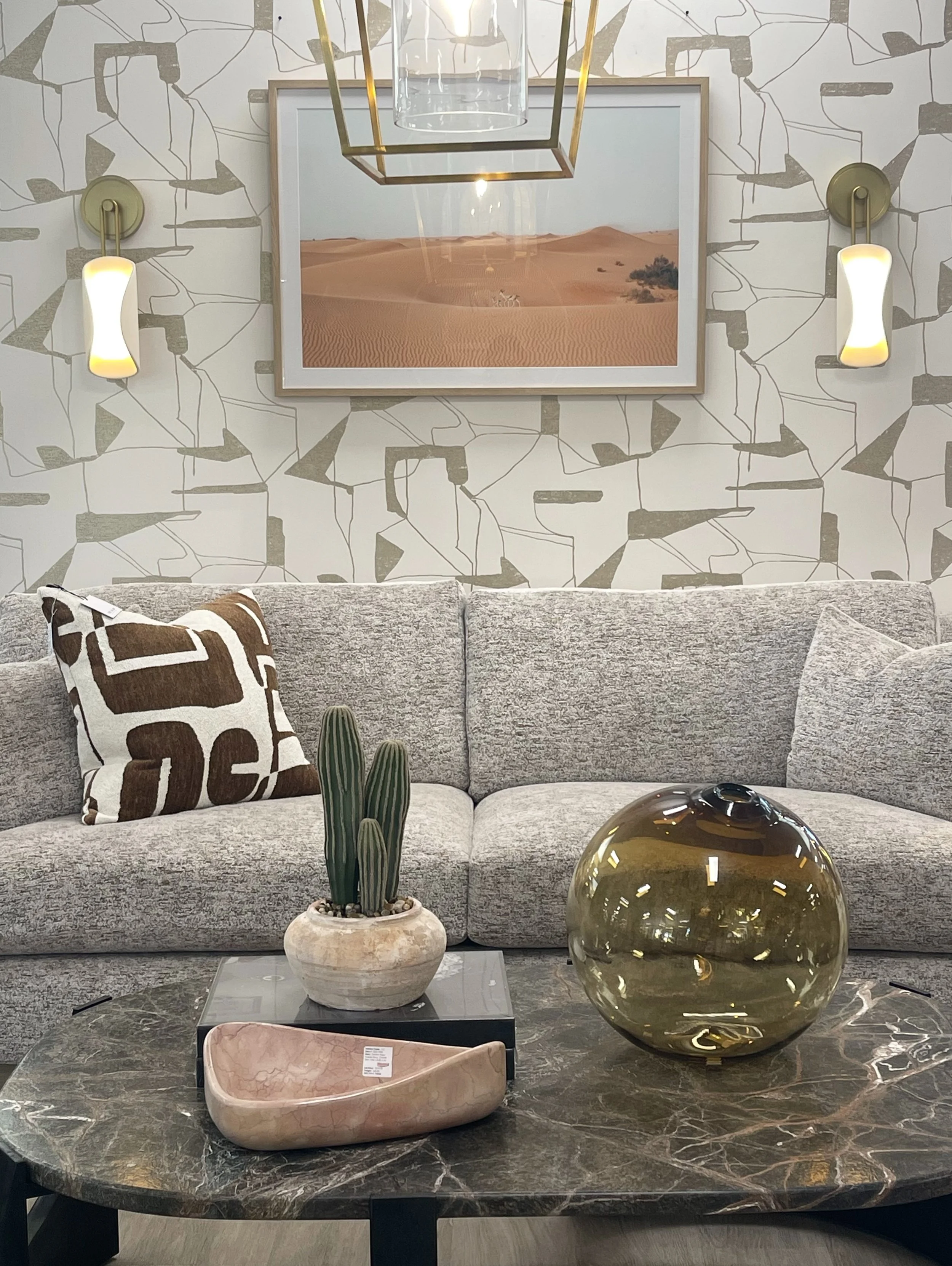 Designing a living room from the bottom up? 💫 

Don&rsquo;t piece it together from a dozen different places... With access to more than 250 lines&mdash;including furniture, lighting, luxury fabrics, wallcoverings, bedding, and accessories&mdash;we a