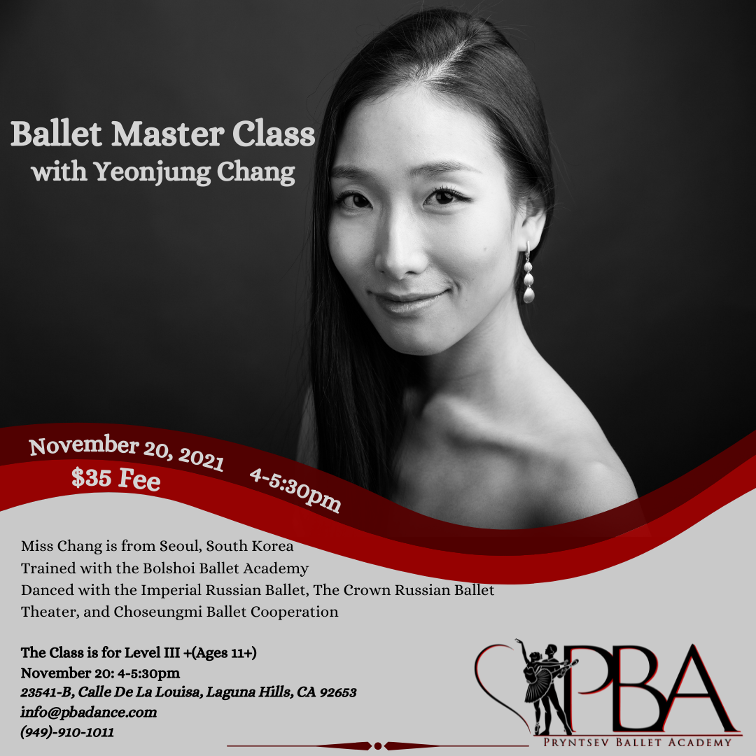 Master Class with Yeonjung Chang — Pryntsev Ballet Academy