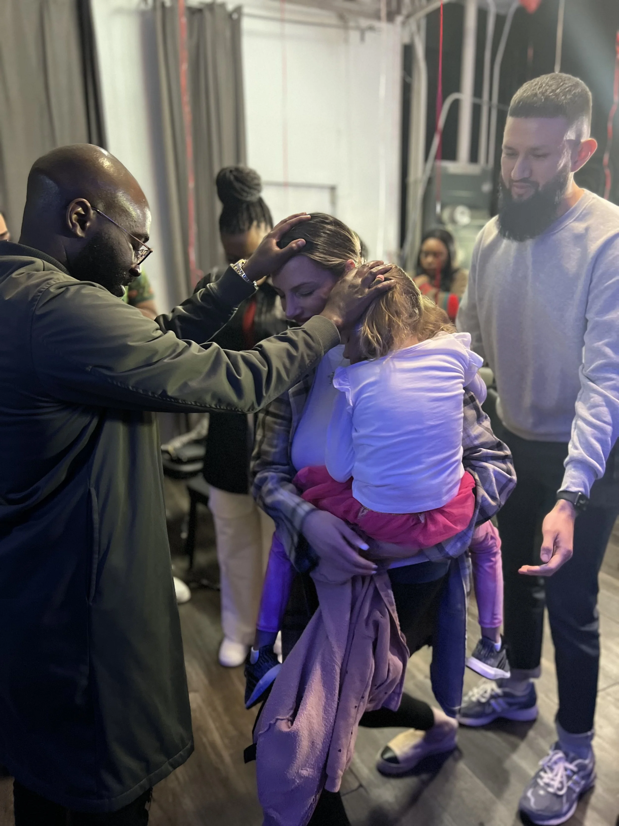He laid His hands upon a few sick folk, and healed them. Mark 6:5
