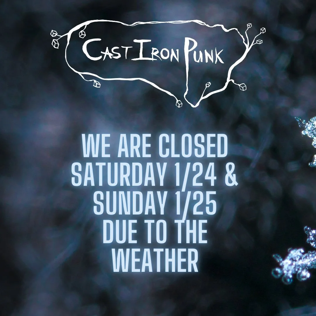 🚨Closed Sat &amp; Sun🚨
Hey everyone given the forecast for freezing weather we will be closed Saturday &amp; Sunday (January 24 &amp; 25) . Stay safe and we will see you next week during normal business hours 11AM - 6PM on Thursday (January 29).