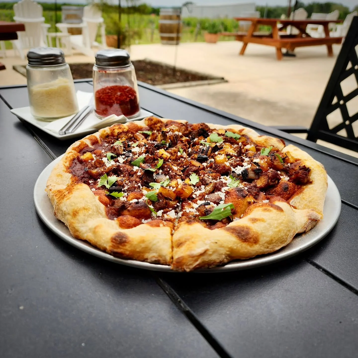 🍕Al Pastor Pizza🍕 
If you&rsquo;re out celebrating this long weekend consider dropping by to try our Al Pastor Pizza. It's got a chile and achiote sauce, al pastor pork, roasted pineapples, charred onion, cotija cheese and cilantro!

Online orderin