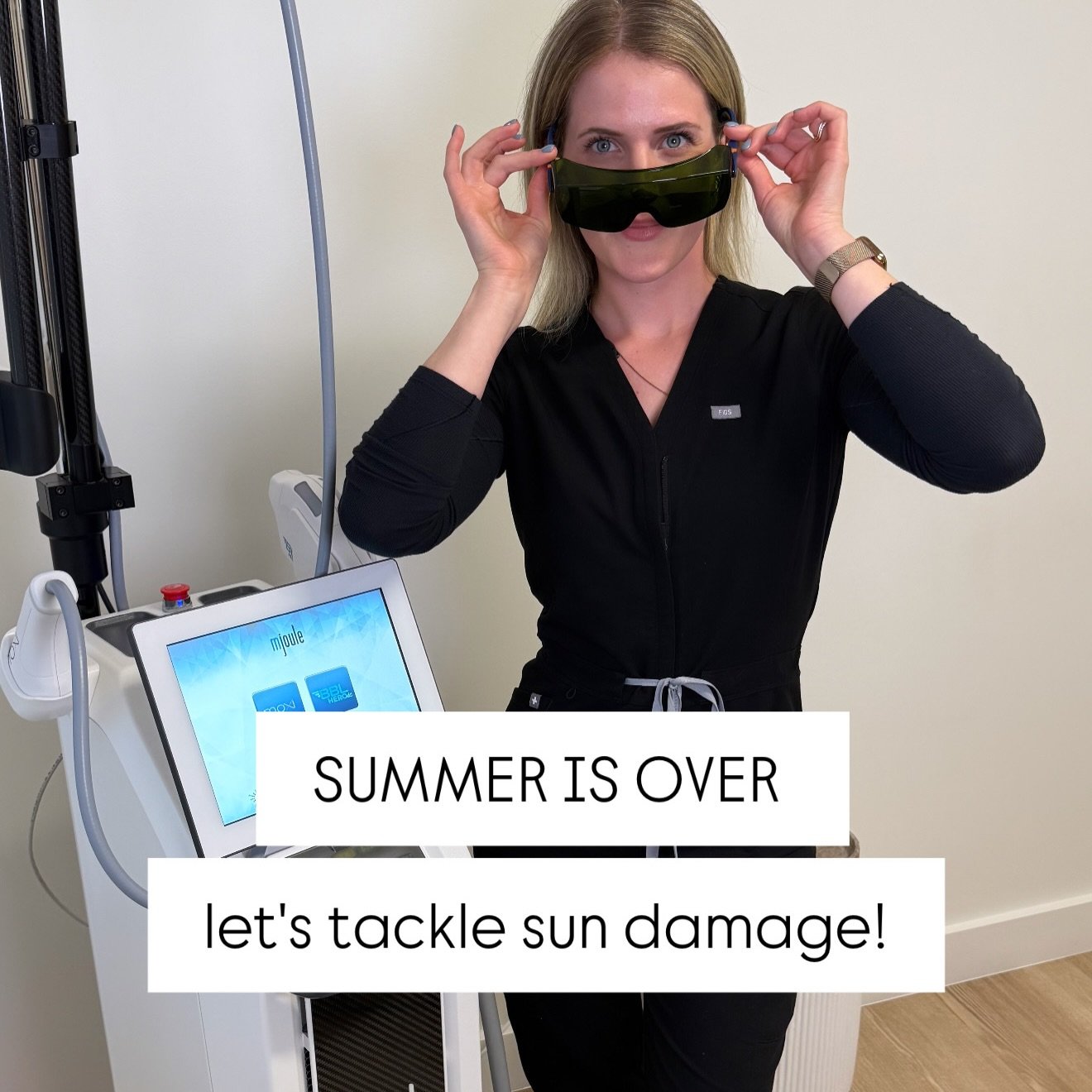 It's laser season ⚡️ 

This ultimate laser duo to refresh your skin 
BBL fades sun spots, decreases redness, and uneven skin tone
Moxi smoothes textures and helps with pigmentation 
Together? Favorite combo to tackle all of the above! 

#laserseason 