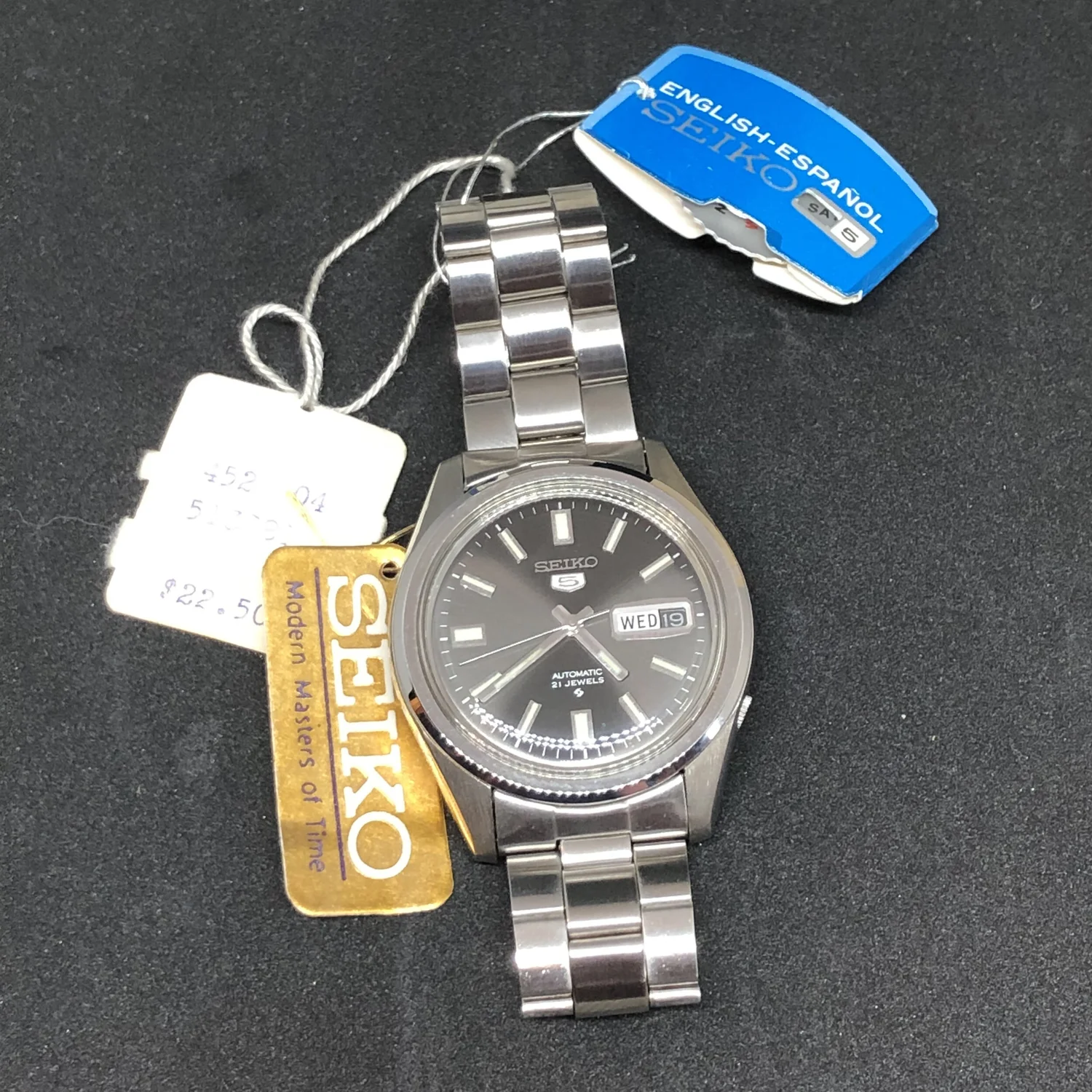 ピアス NSKY NOS Vintage Seiko 6119 — Civic Watch Company