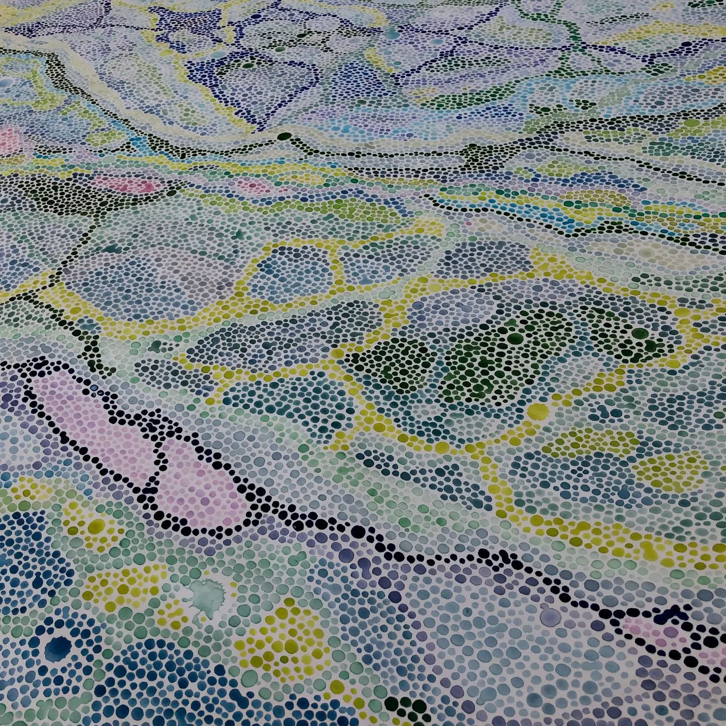 when your work is actually a quiet landscape 🩵 

#loveonpaper #abstractart #minimalistart #abstractlandscapepainting #kristineoveracre #colorfulart