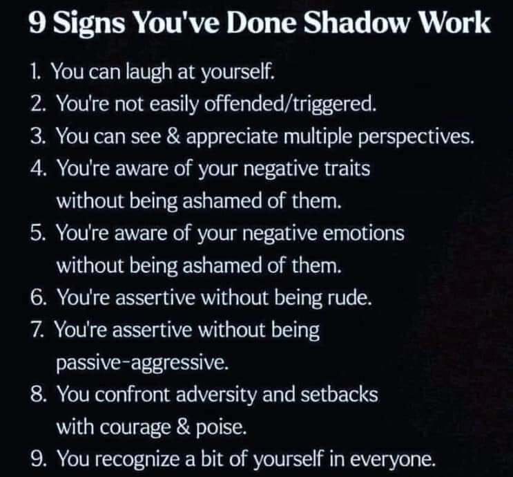 Woohoo this is why Im so unfuckwithable I did my shadow work