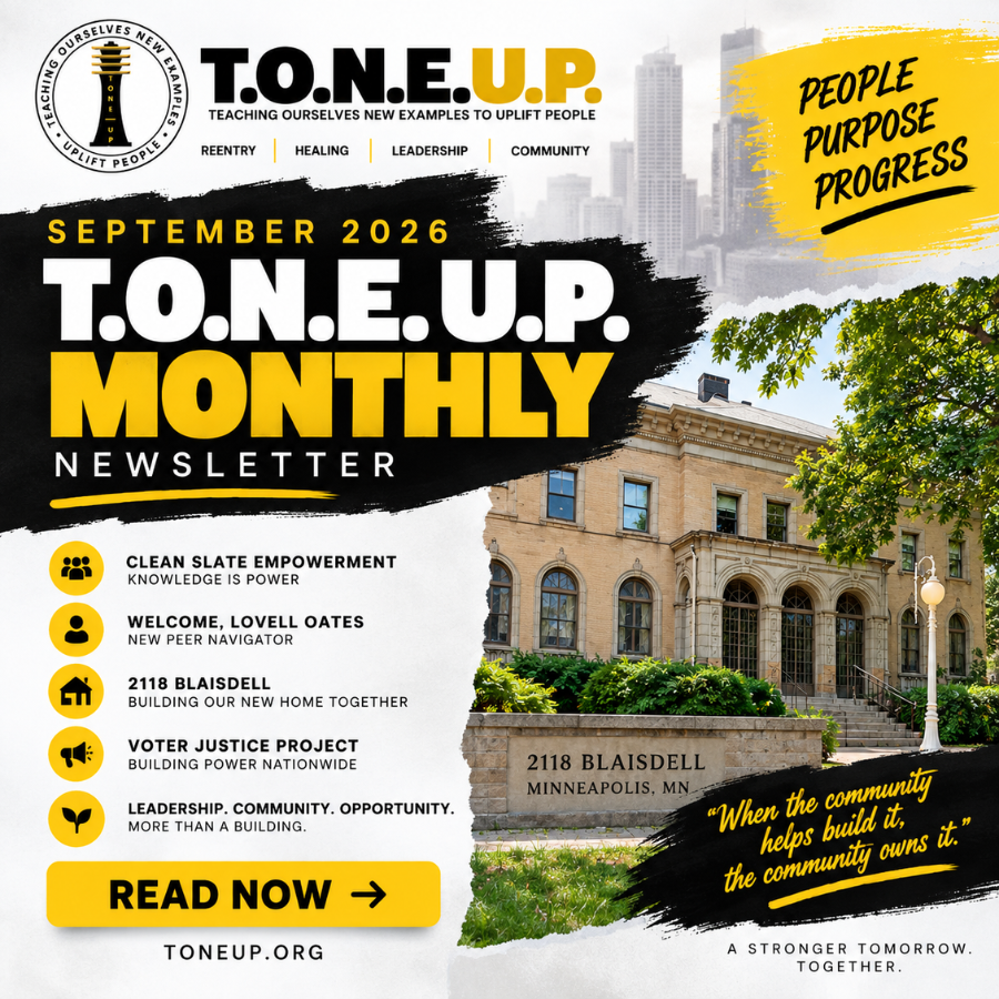 September T.O.N.E. U.P. Newsletter