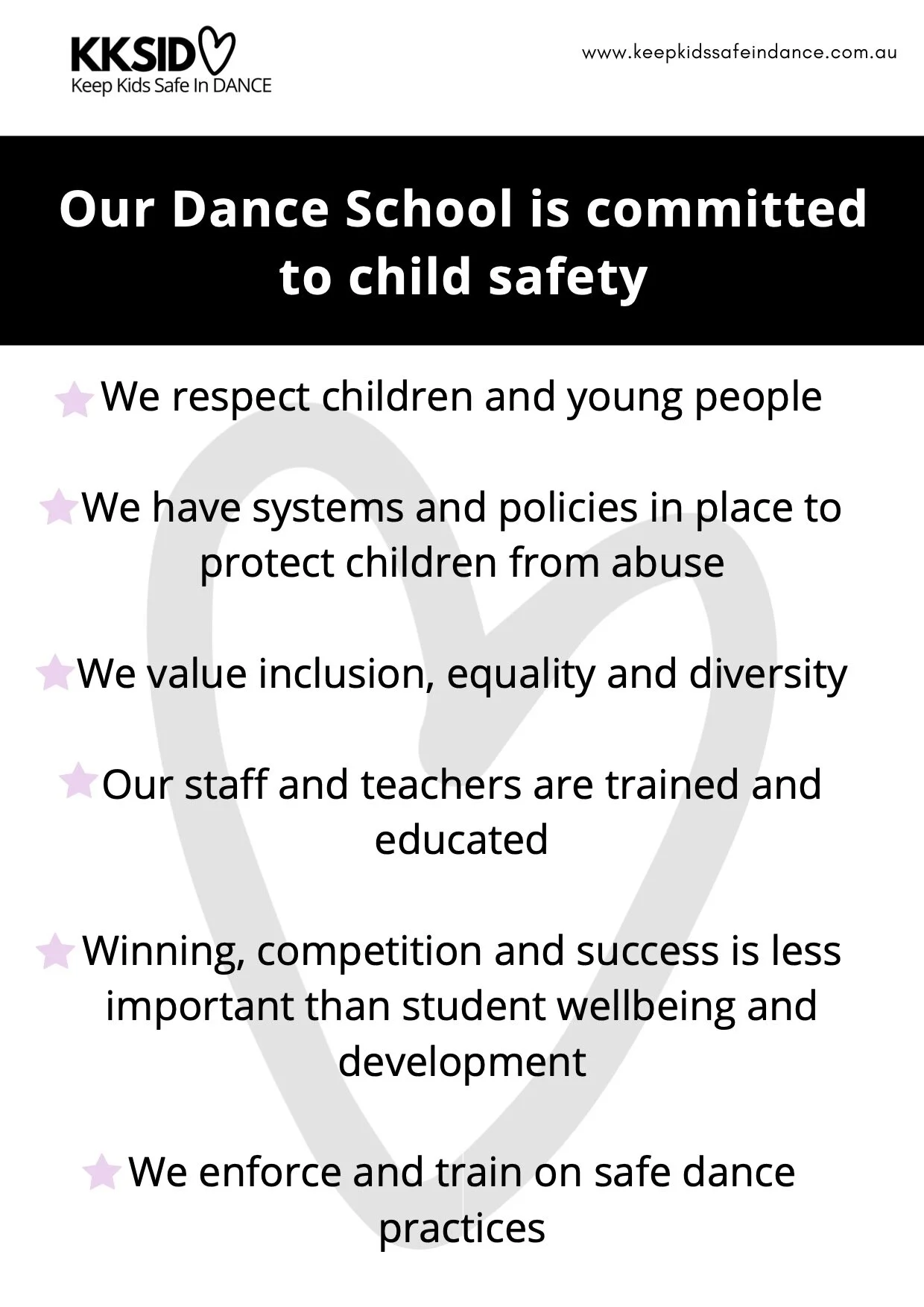 Resources — Keep Kids Safe In Dance