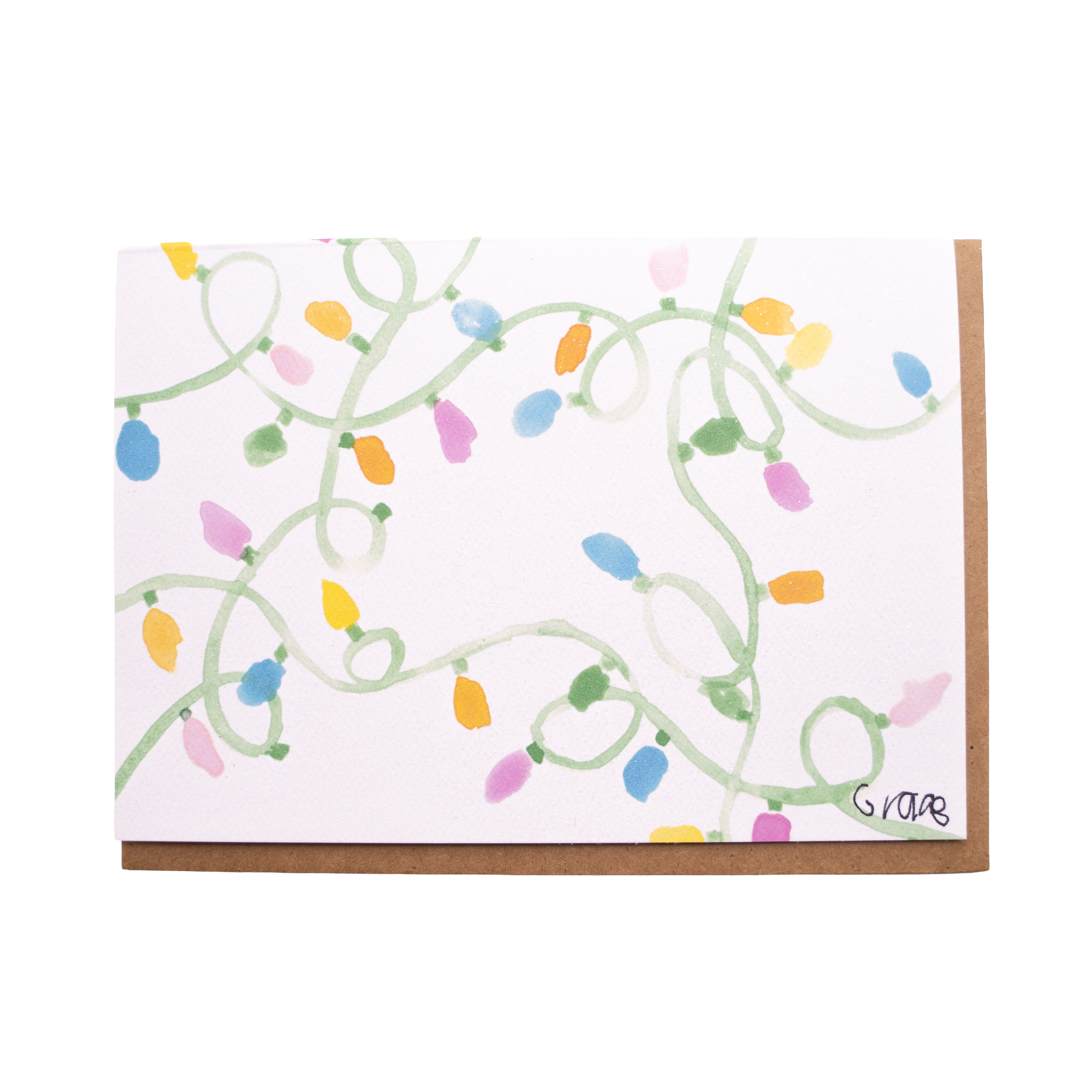 'Tinsel Twinkle' Holiday Card