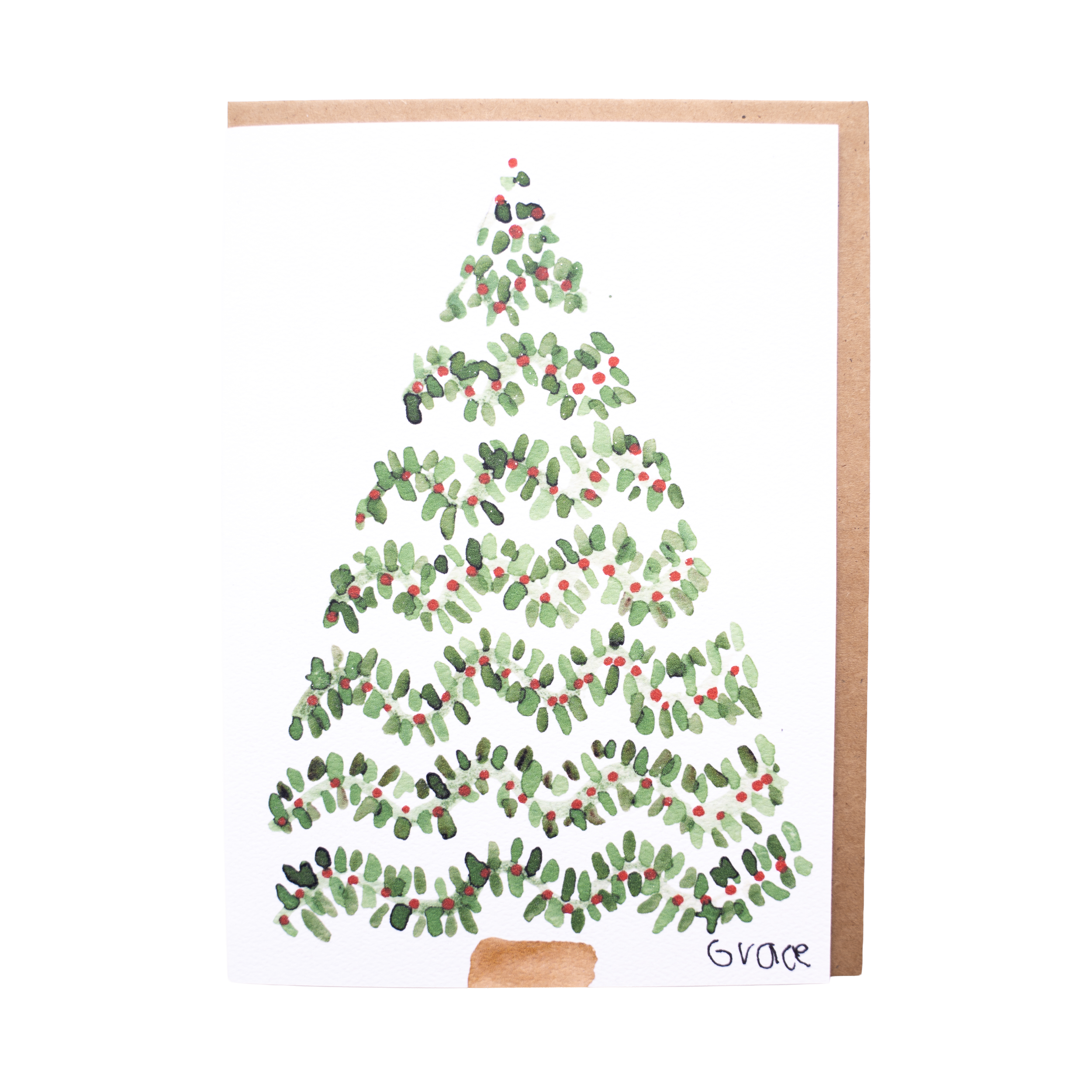 'Evergreen' Holiday Card