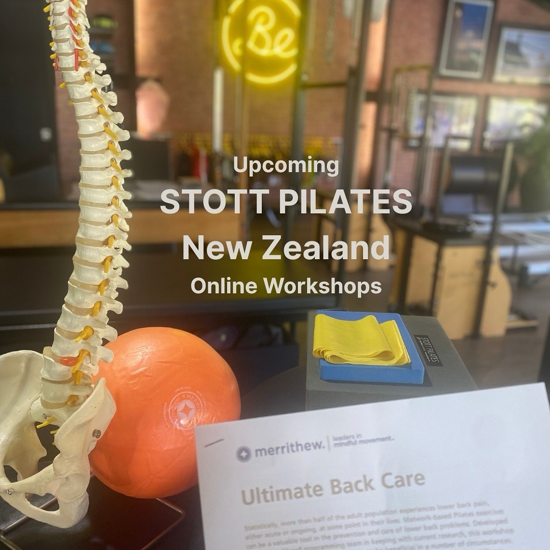 1️⃣ EPIC Workshop down under&hellip; lots more to come 🤩

All welcome to join the New Zealand STOTT PILATES online workshop series coming up soon. Have a taste of gold star education plus earn professional development credits!

Check out our flexion