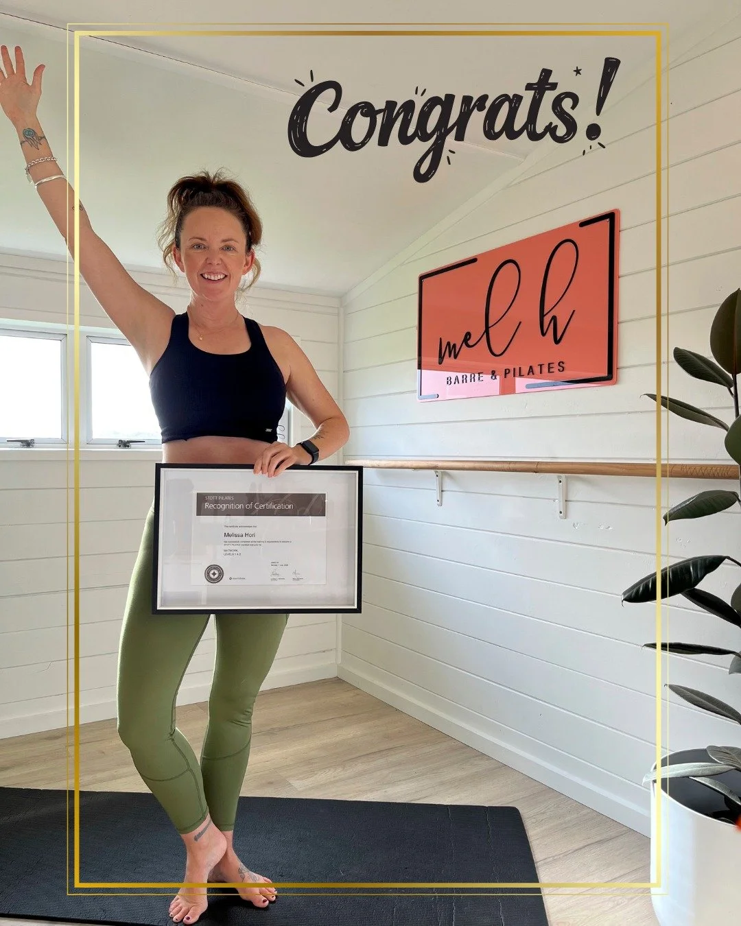 Introducing New Zealand&rsquo;s new STOTT PILATES&reg; Certified Matwork Instructor &mdash; Melissa Hori! �� Congratulations for recently completing your live online STOTT PILATES Matwork Exam which you nailed! We appreciate you sharing your Pilates 