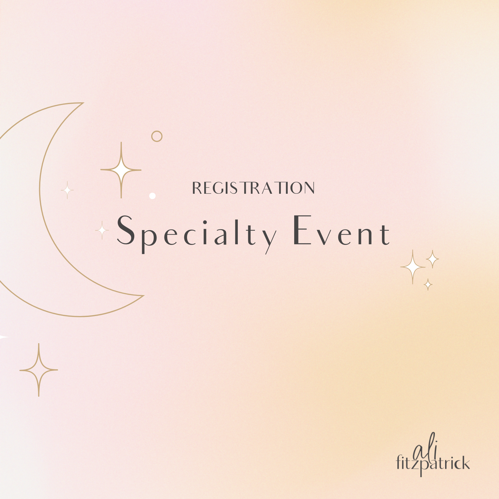Specialty Events ($25)