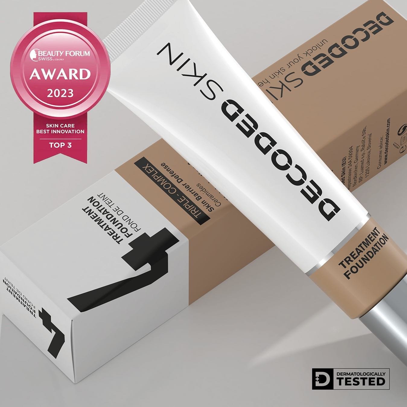 Decoded is already up for an award🏆I am not surprised. We waited so long for this and we absolutely love it. 

✨5 great shades 
✨Beautiful natural coverage.