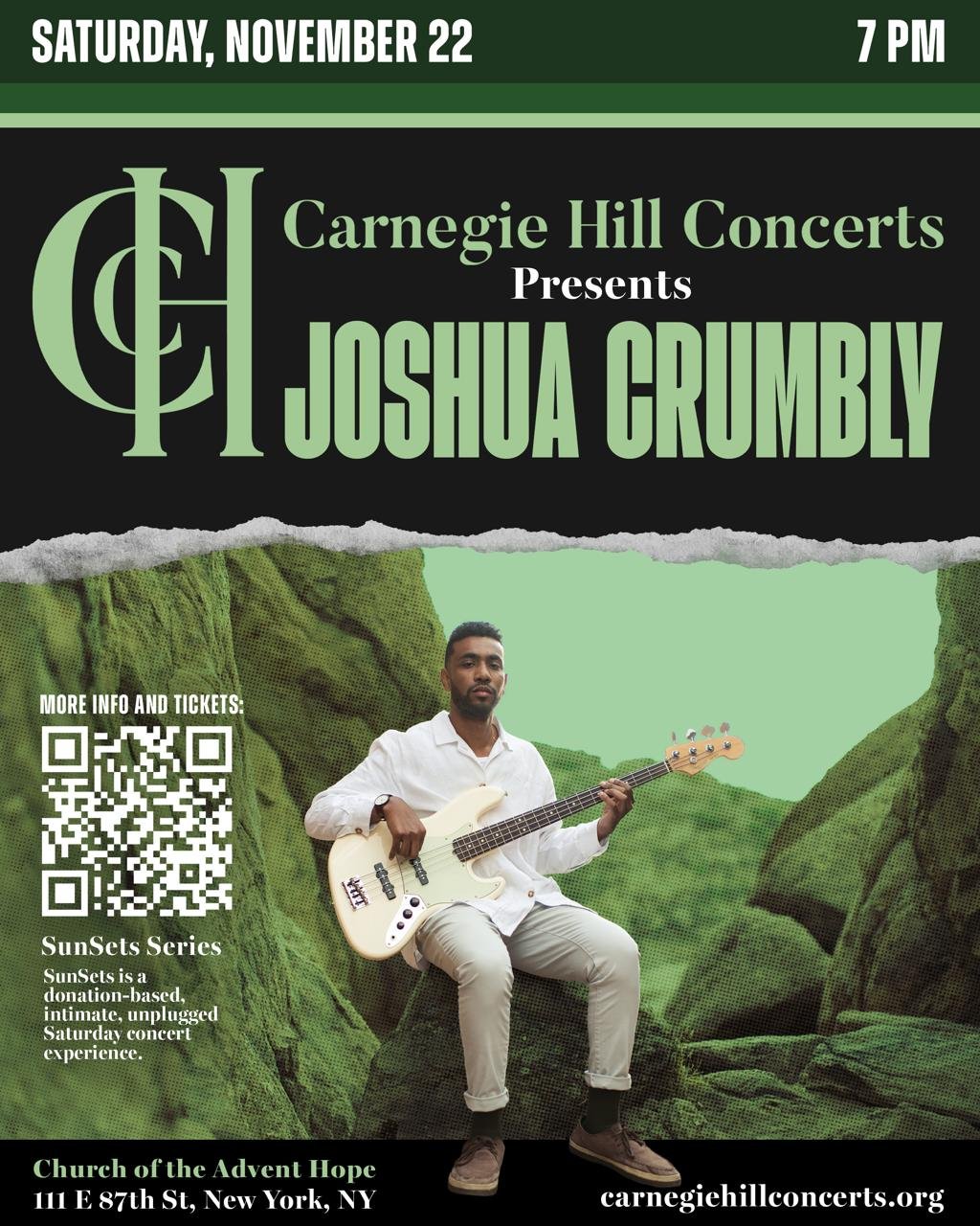 CARNEGIE HILL CONCERTS PRESENTS: JOSHUA CRUMBLY