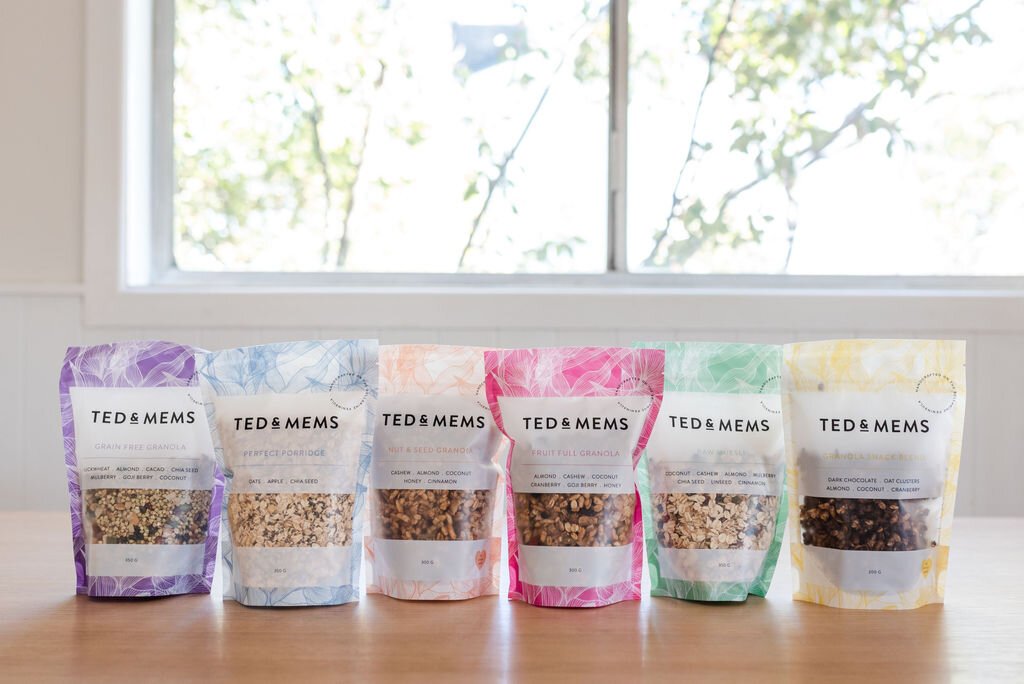 Ted and Mems Branding + Packaging