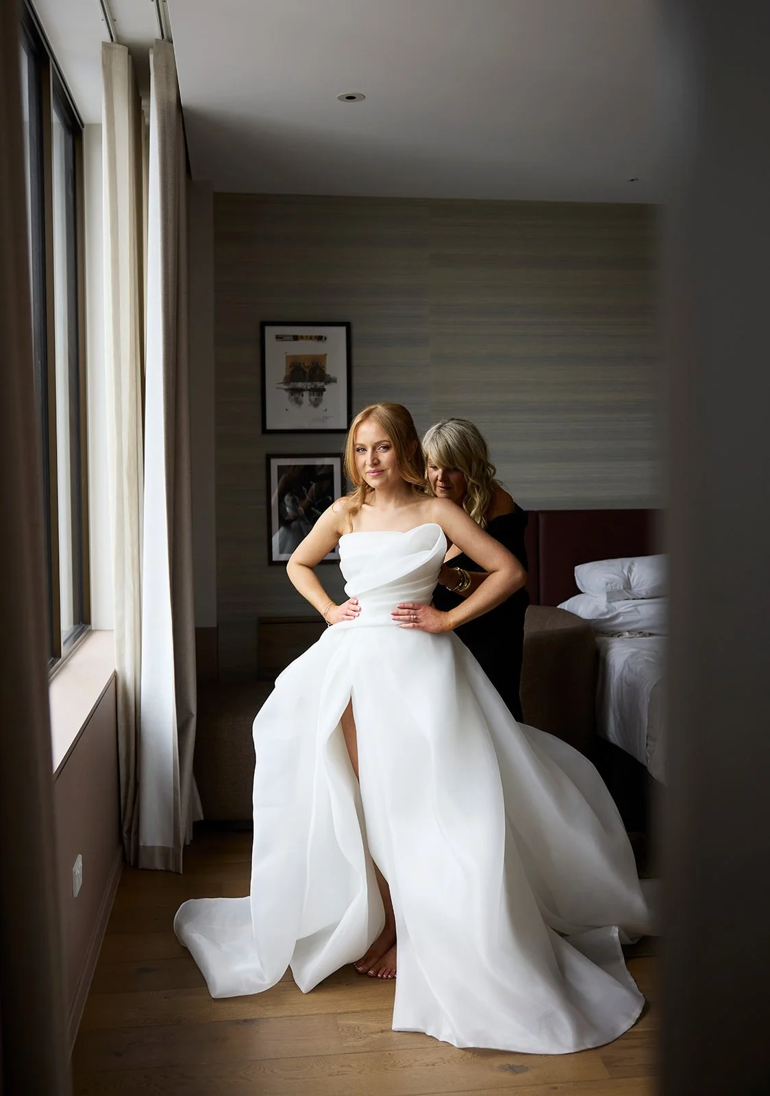Detail of Chelsea's Maria Hardwick wedding gown