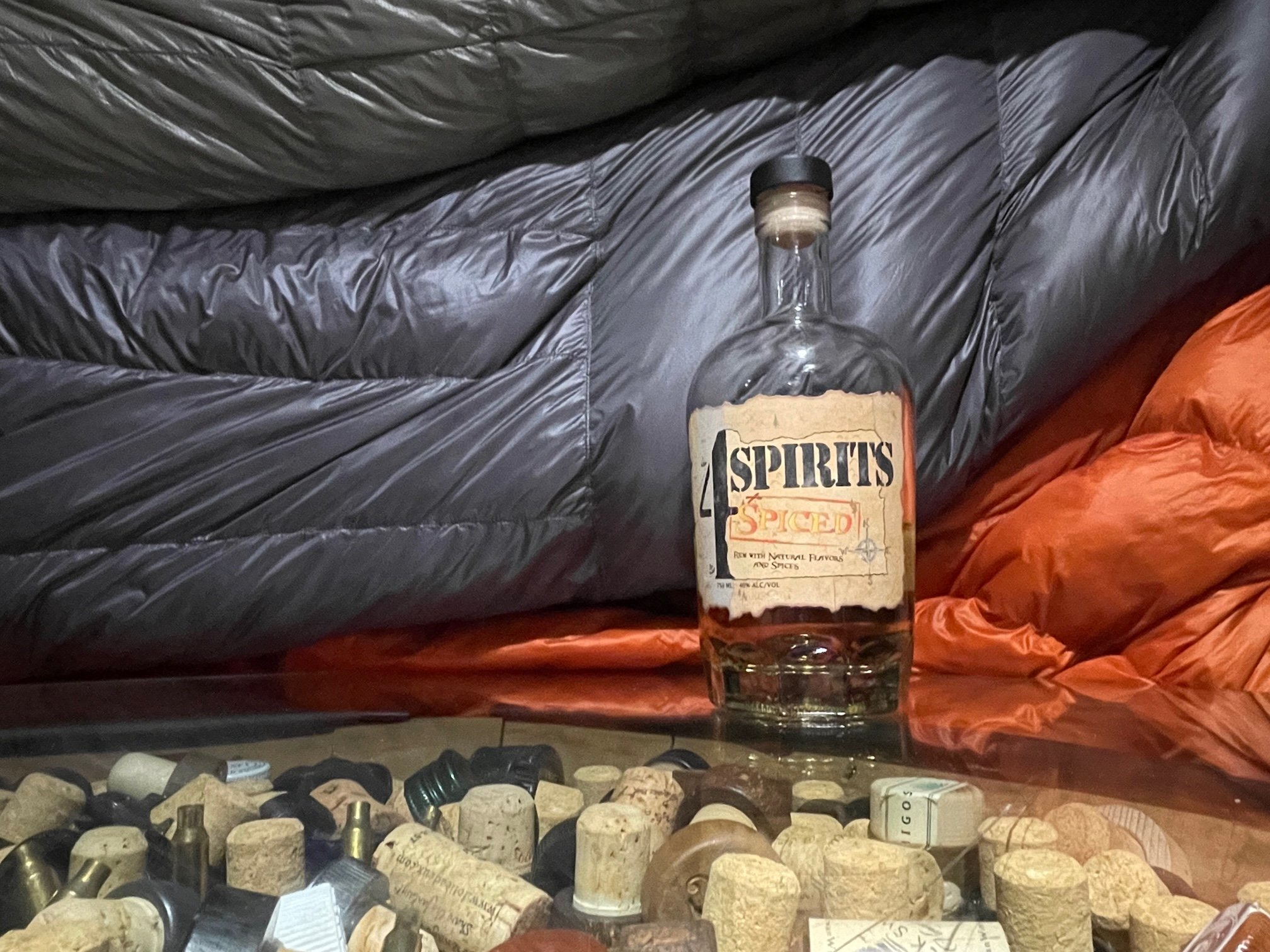 2500 Rum 4 Spirits Spiced Rum — Top Shelf Backpacking