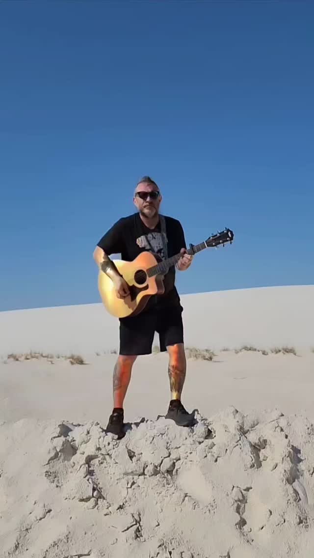 Live at White Sands playing the folky version of Nothing Follows.