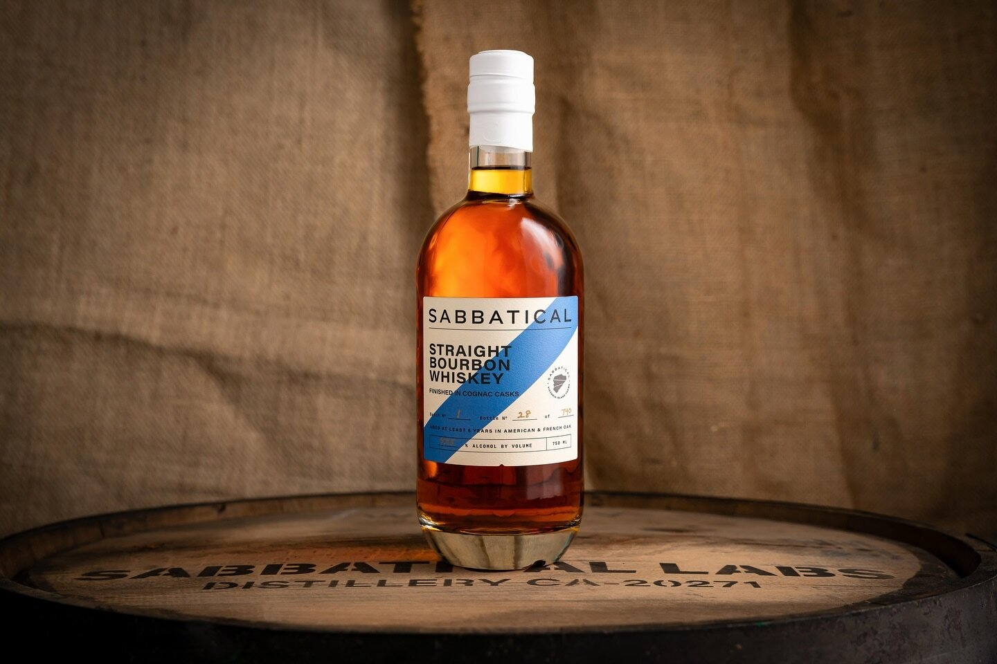 NEW WHISKEY DROP‼️ 
Something new. Something blue. Something delicious. 

Batch #1 of an all-new limited expression is available now! Straight Bourbon Finished in Cognac Casks. Aged over 5 years in New American Oak Barrels and delicately finished in 