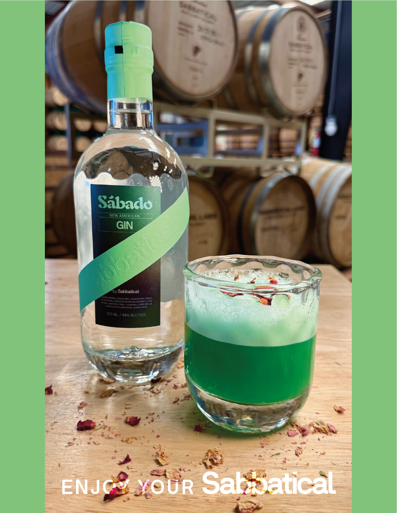 St. Patrick’s Day inspired Gin Fizz Cocktail Recipe