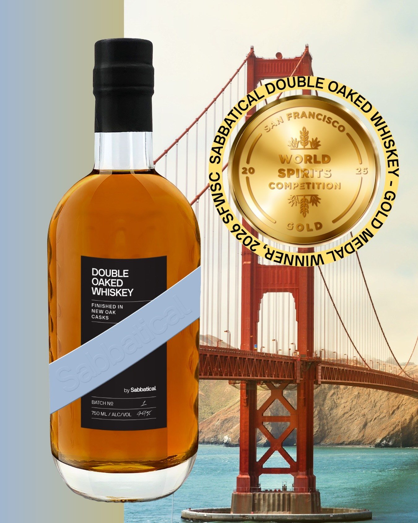 Big news: Our Double Oaked Whiskey just snagged a Gold Medal at the 2026 San Francisco World Spirits Competition! 🥇🎉

We&rsquo;re officially celebrating, and you&rsquo;re invited. Grab a glass and see what all the hype is about&mdash;link in bio to