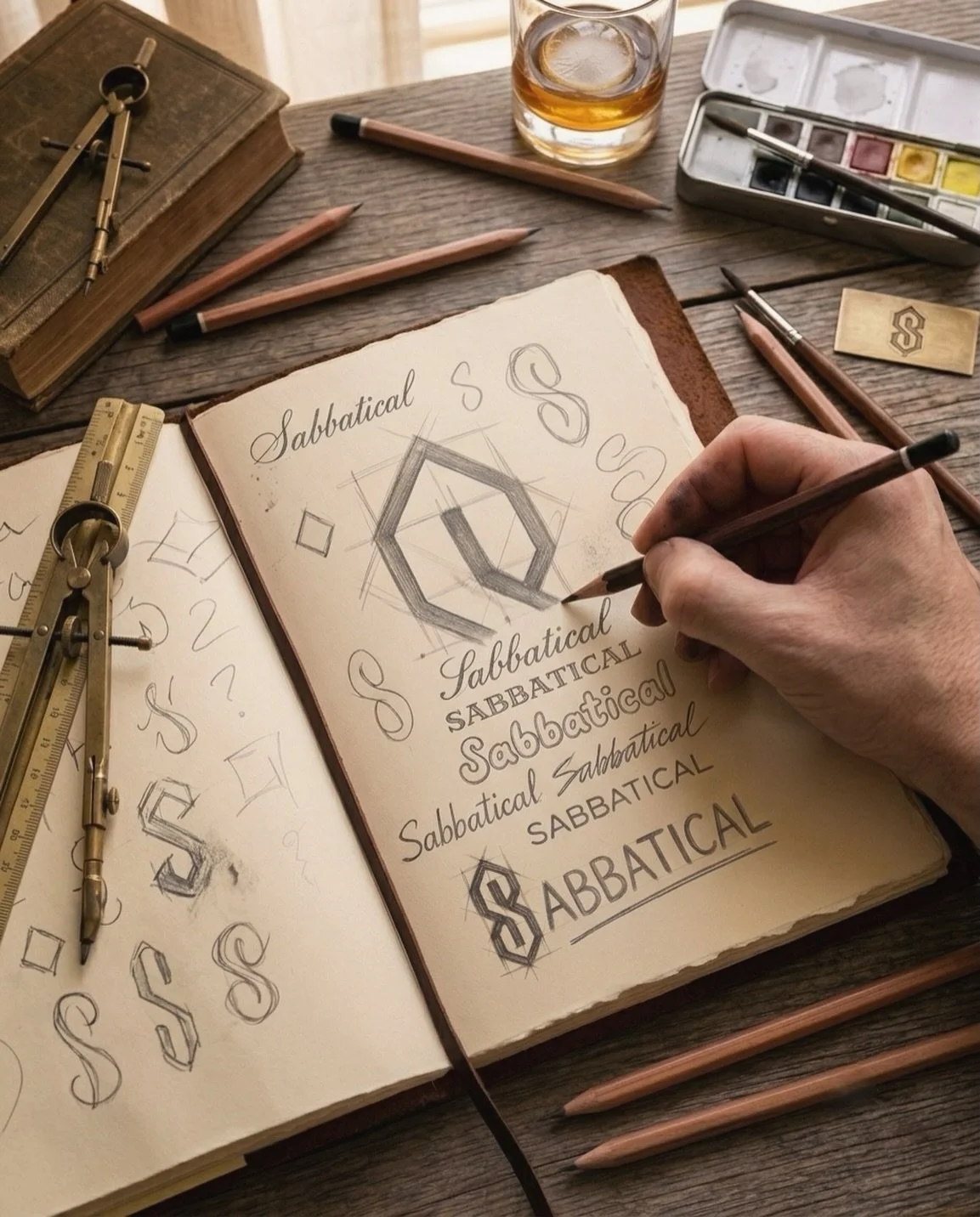 Sabbatical on the mind? Us too&hellip; 🥃

Turns out those 1,000 hours of middle school notebook doodles were just long-term preparation ✍️, still perfecting the details. 

To whoever needs to hear this: you&rsquo;ve earned your daily Sabbatical, on 