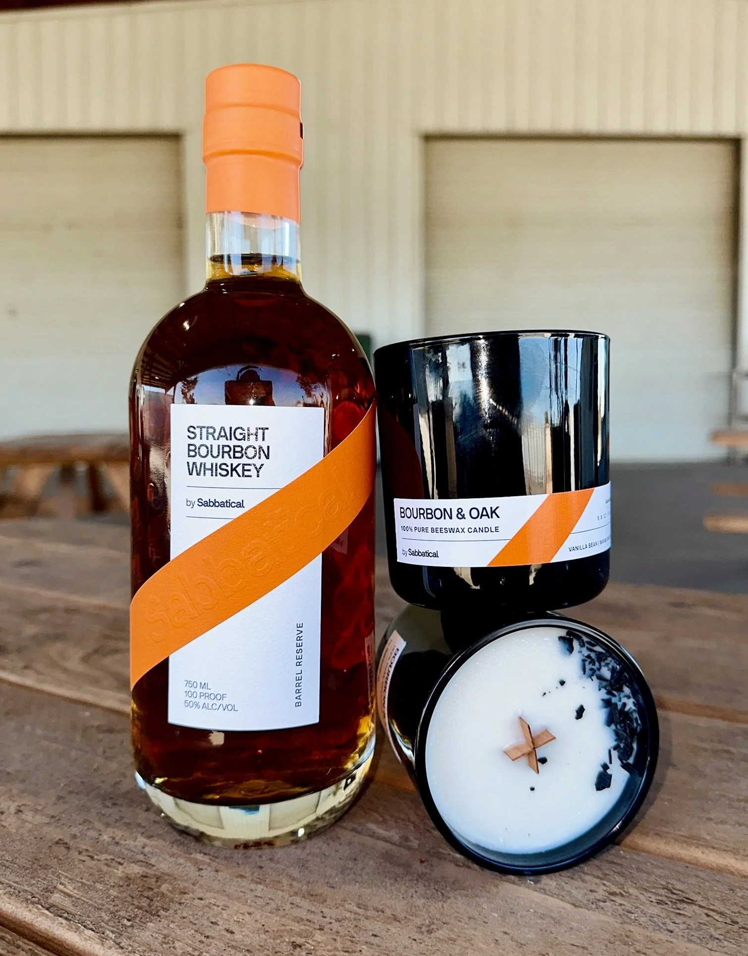 Bourbon with candles.JPG