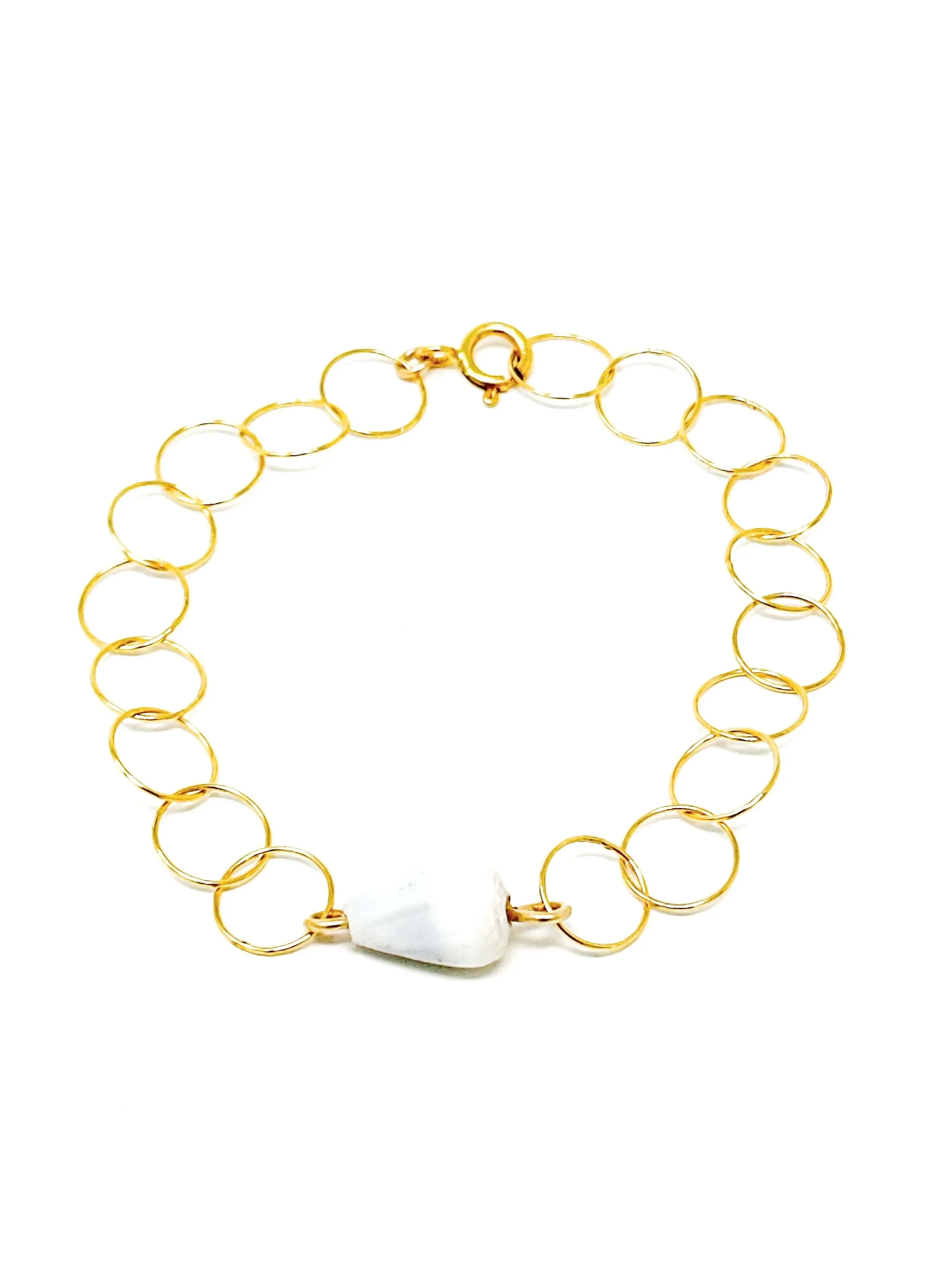 Endless Circles Cone Shell Bracelet