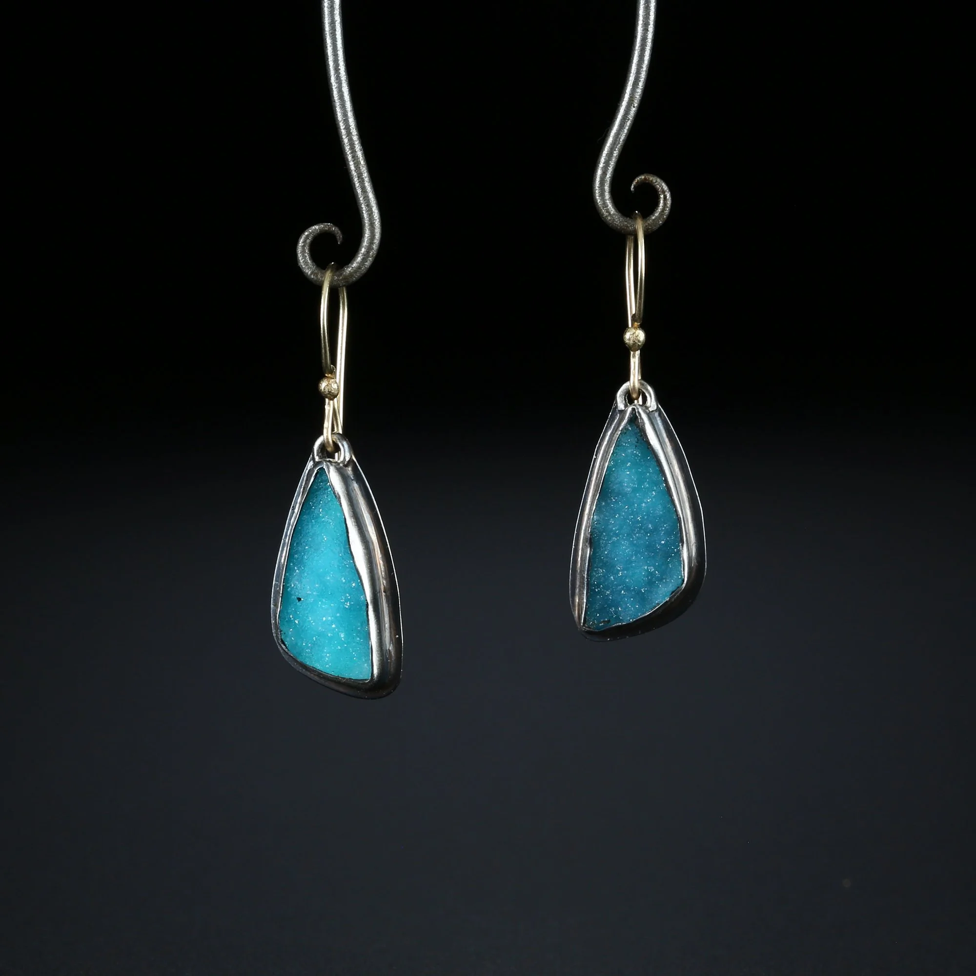 Druzy Gem Silica Chrysocolla