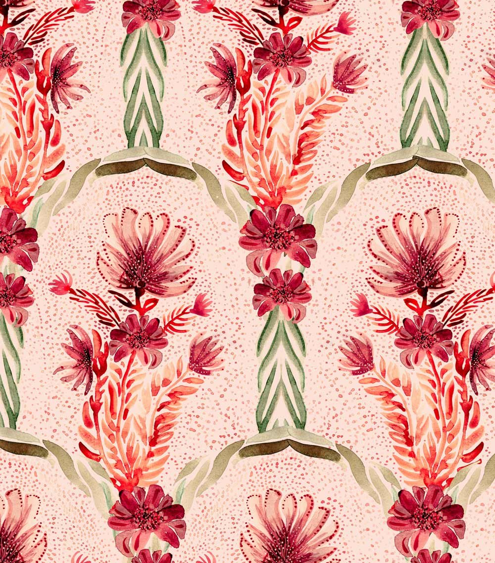 Azalia-Floral-Tile-Repeat-flat-colours-red-vintage.jpg