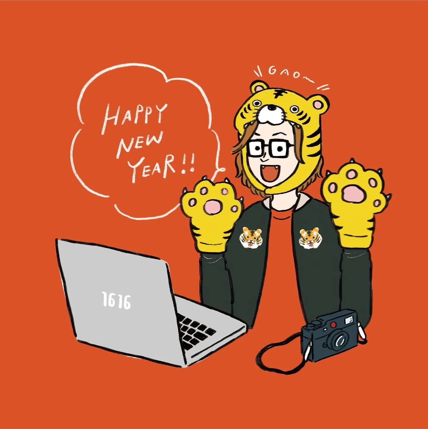 WORKS  illustration 
今年もWEBディレクター・デザイナーの1616 久保さん（@yoshiyuki__kubo）にご依頼いただき、年賀状用のイラスト制作を担当しました。
年賀状のデザインは久保さんです。
&mdash;&mdash;-
credit
詳細はプロフィールのリンクから&rarr;@h_n789
&mdash;&mdash;-
#illustration #illust #イラスト #イラストレーション #落書き #art #design #グラフィックデサ